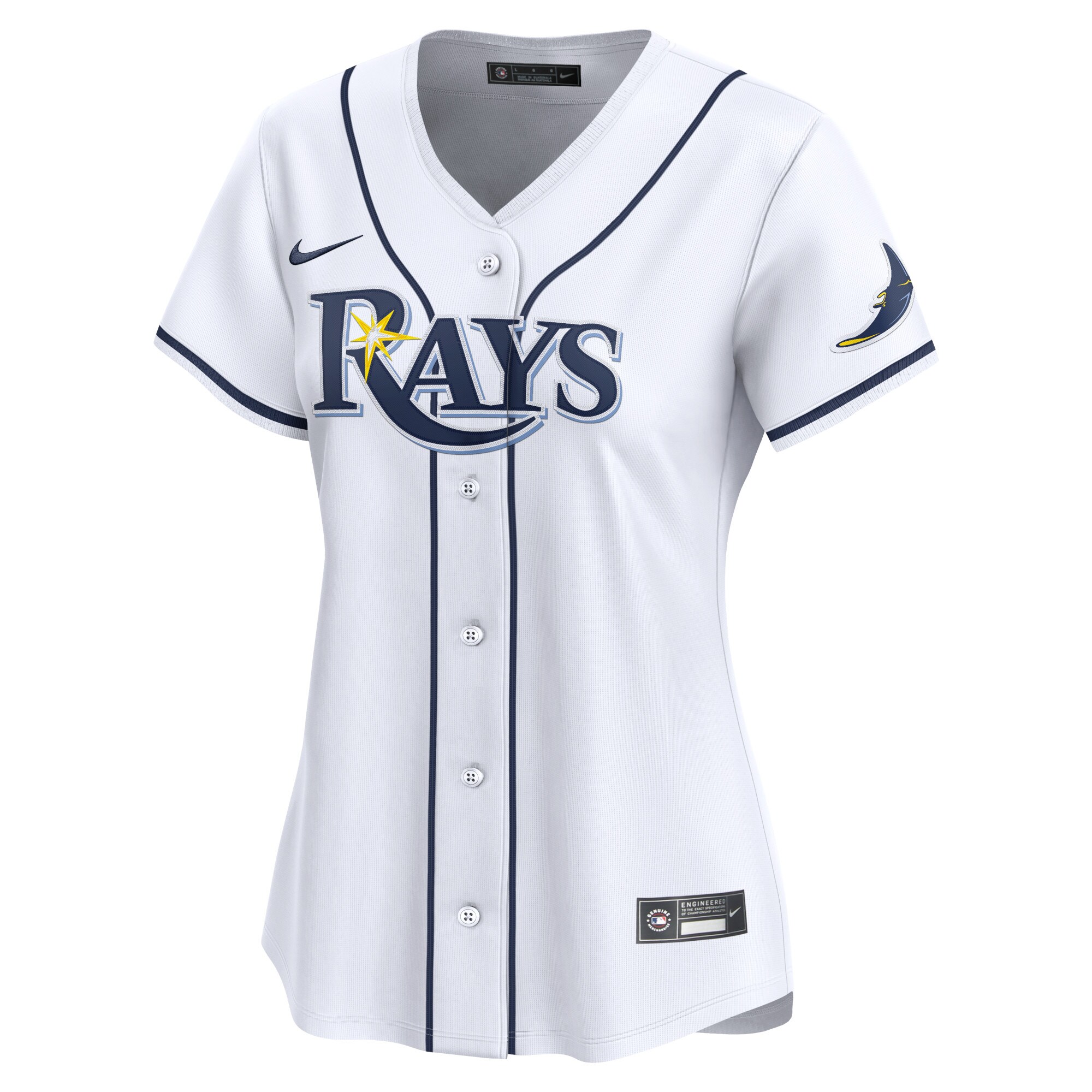 Tampa Bay Rays Women's 2024 Jackie Robinson Day Home Limited Jersey White