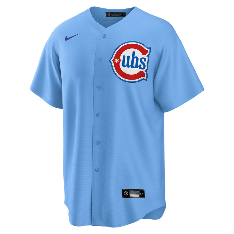 Nico Hoerner Chicago Cubs Blues Alternate Jersey