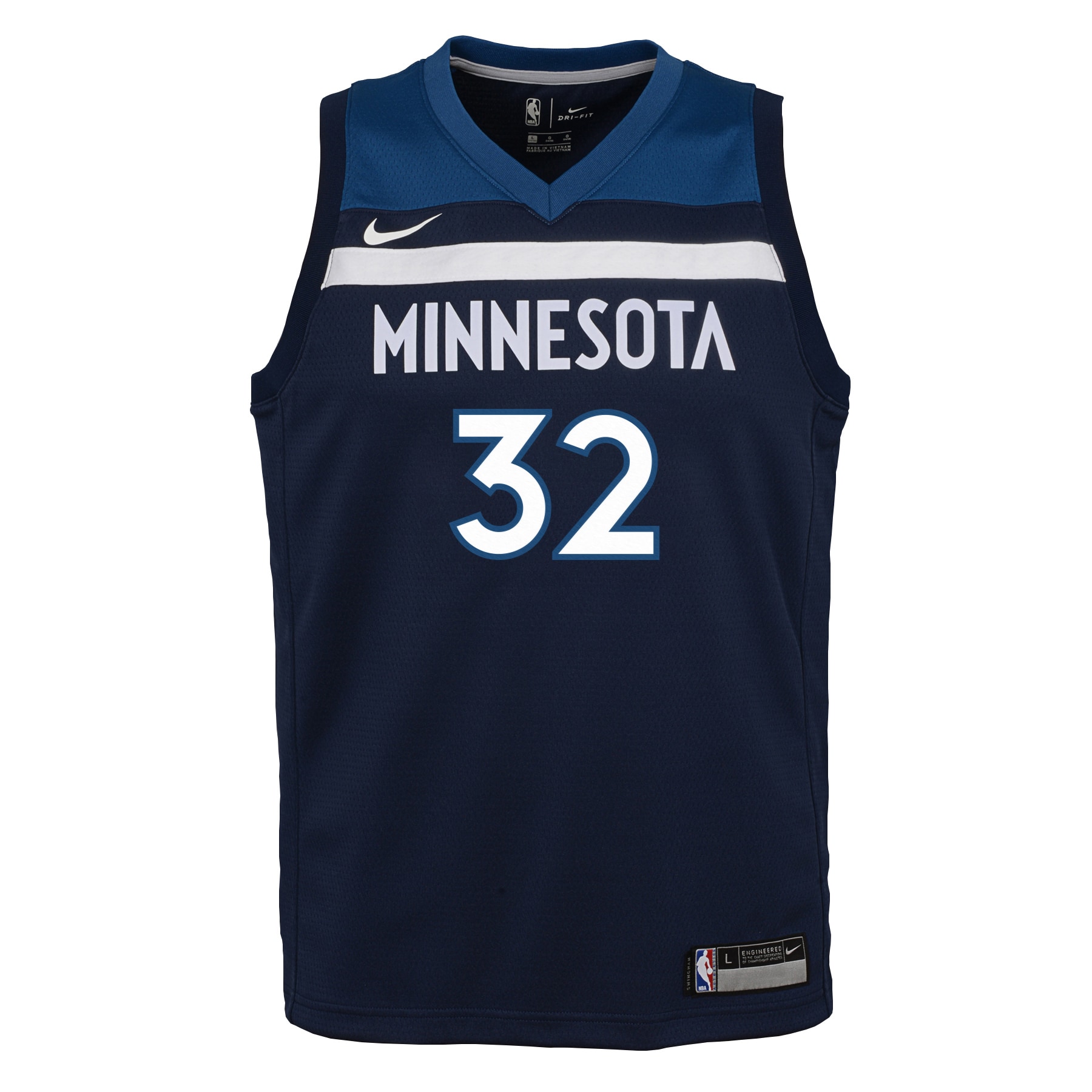 Karl-Anthony Towns Minnesota Timberwolves Youth Swingman Jersey Navy - Icon Edition