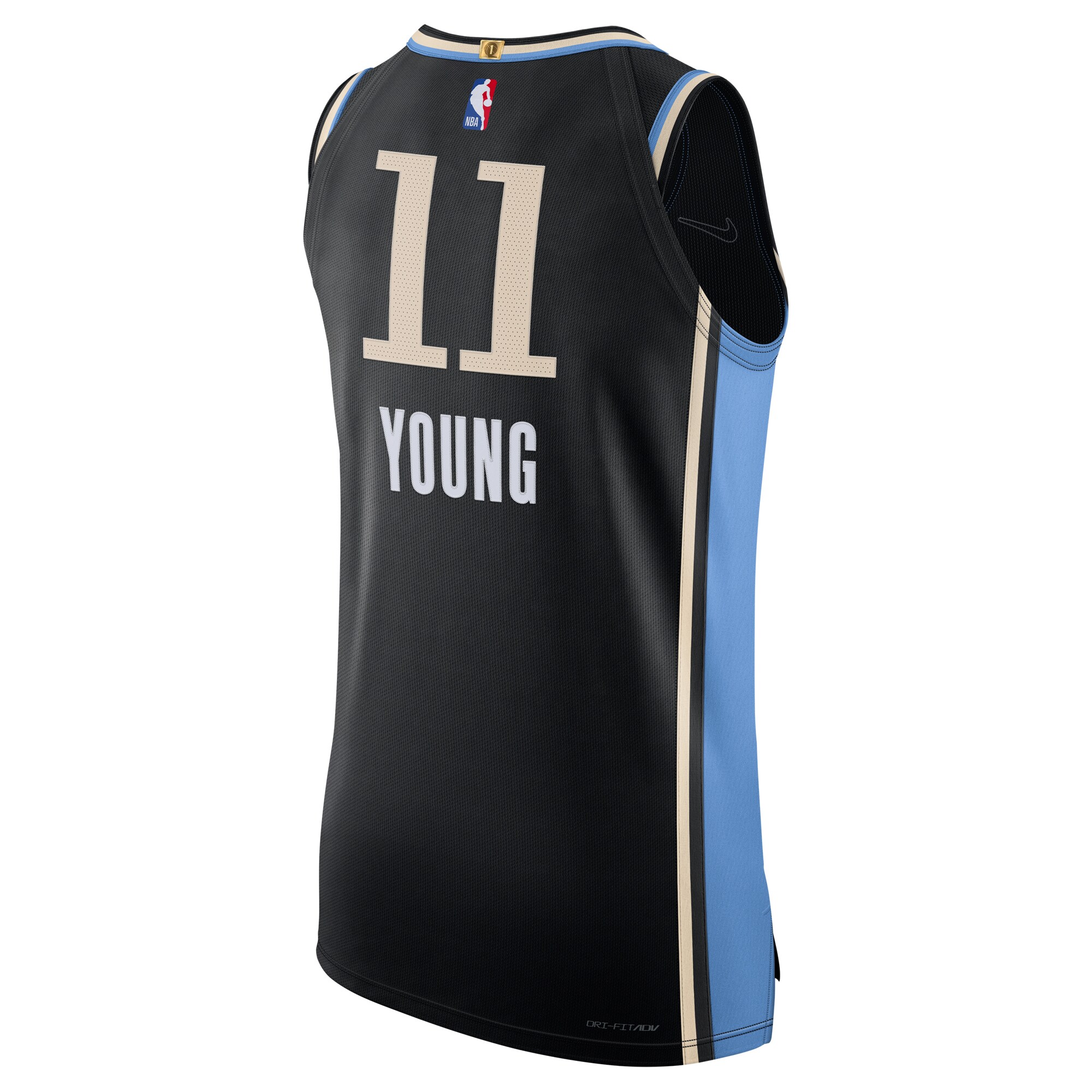 Trae Young Atlanta Hawks  Authentic Jersey - City Edition - Black