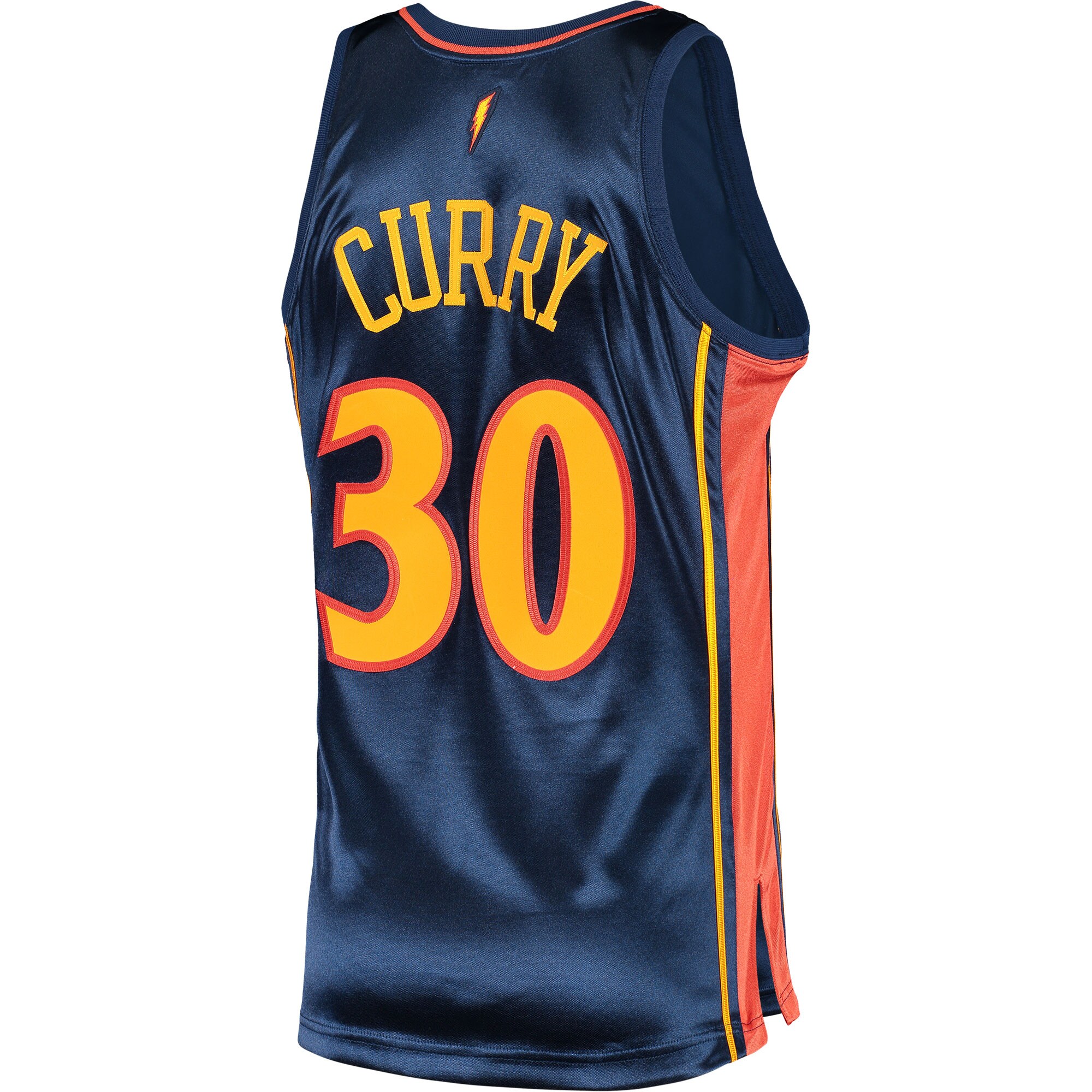 Stephen Curry Golden State Warriors Mitchell & Ness 2009\/10 Hardwood Classics Authentic Jersey - Navy