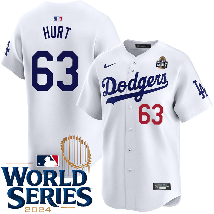 Kyle Hurt Los Angeles Dodgers Youth Home Limited World Series Jersey