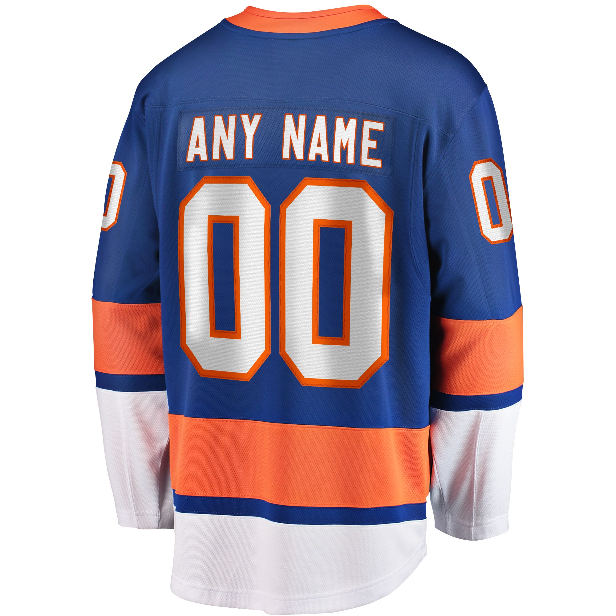New York Islanders Fanatics Home Breakaway Custom Jersey - Blue