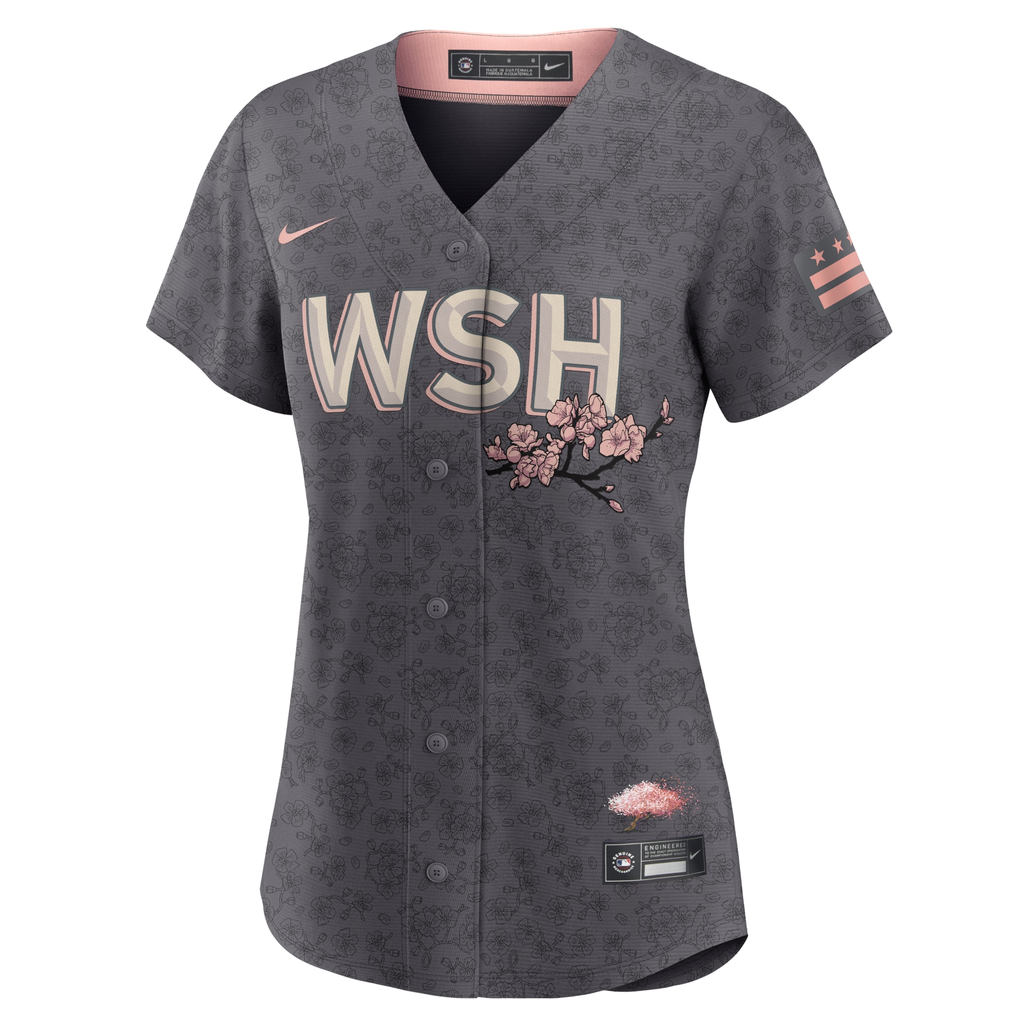 Stephen Strasburg Washington Nationals Women's City Connect Replica Player Jersey - Gray