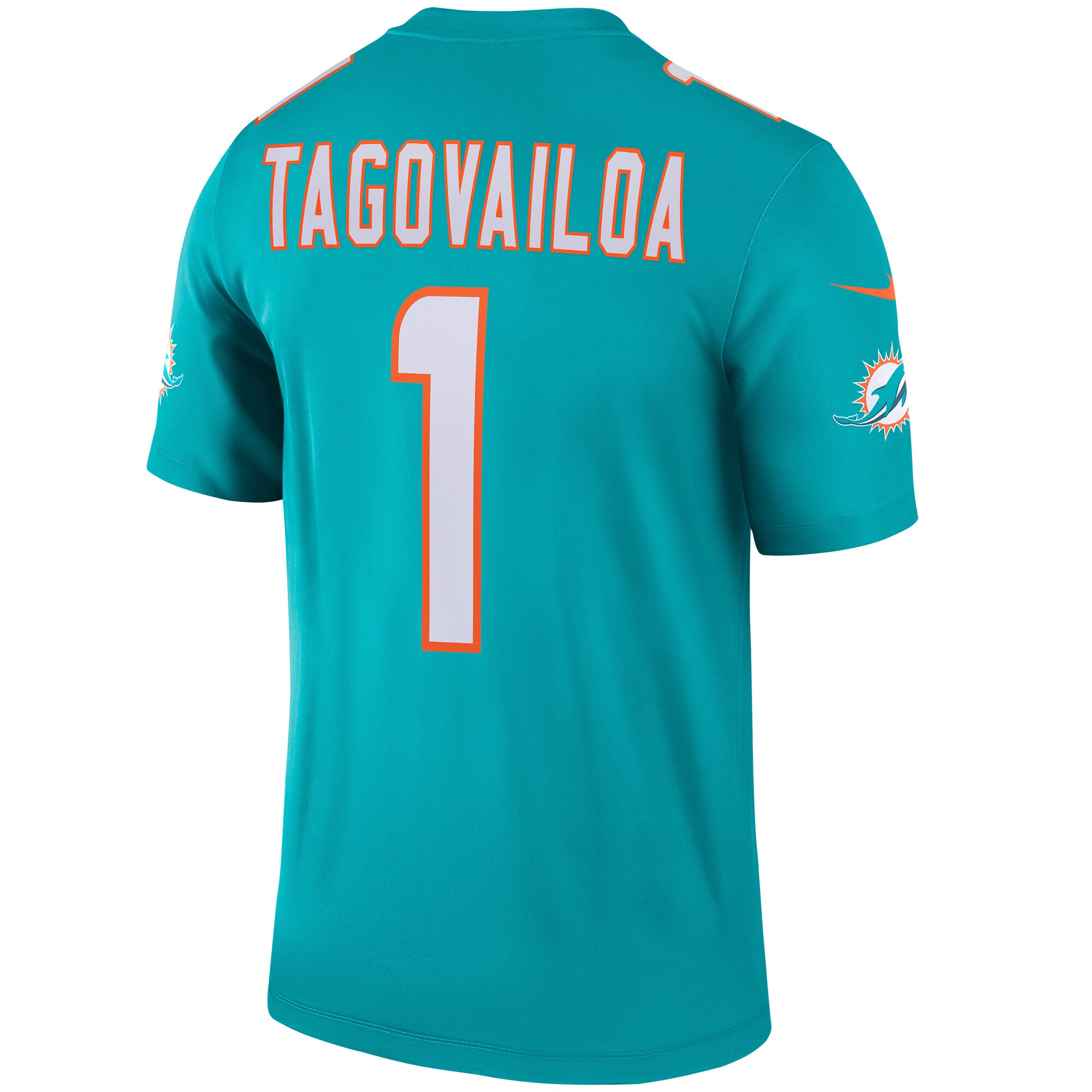 Tua Tagovailoa Miami Dolphins  Legend Jersey - Aqua