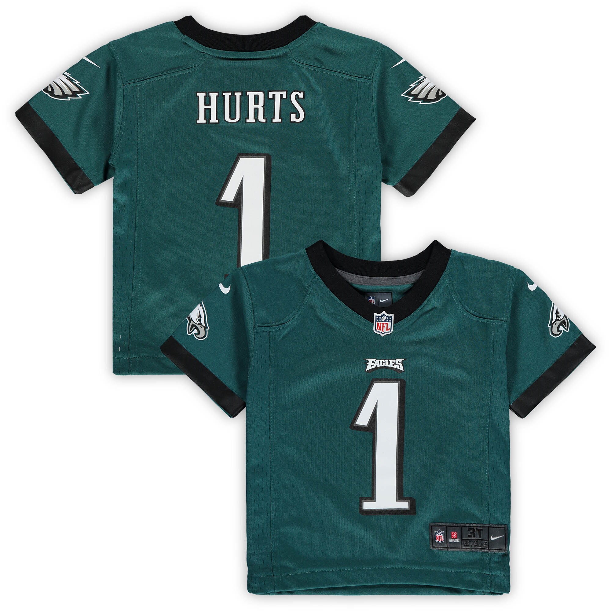Jalen Hurts Philadelphia Eagles  Toddler Game Jersey - Green