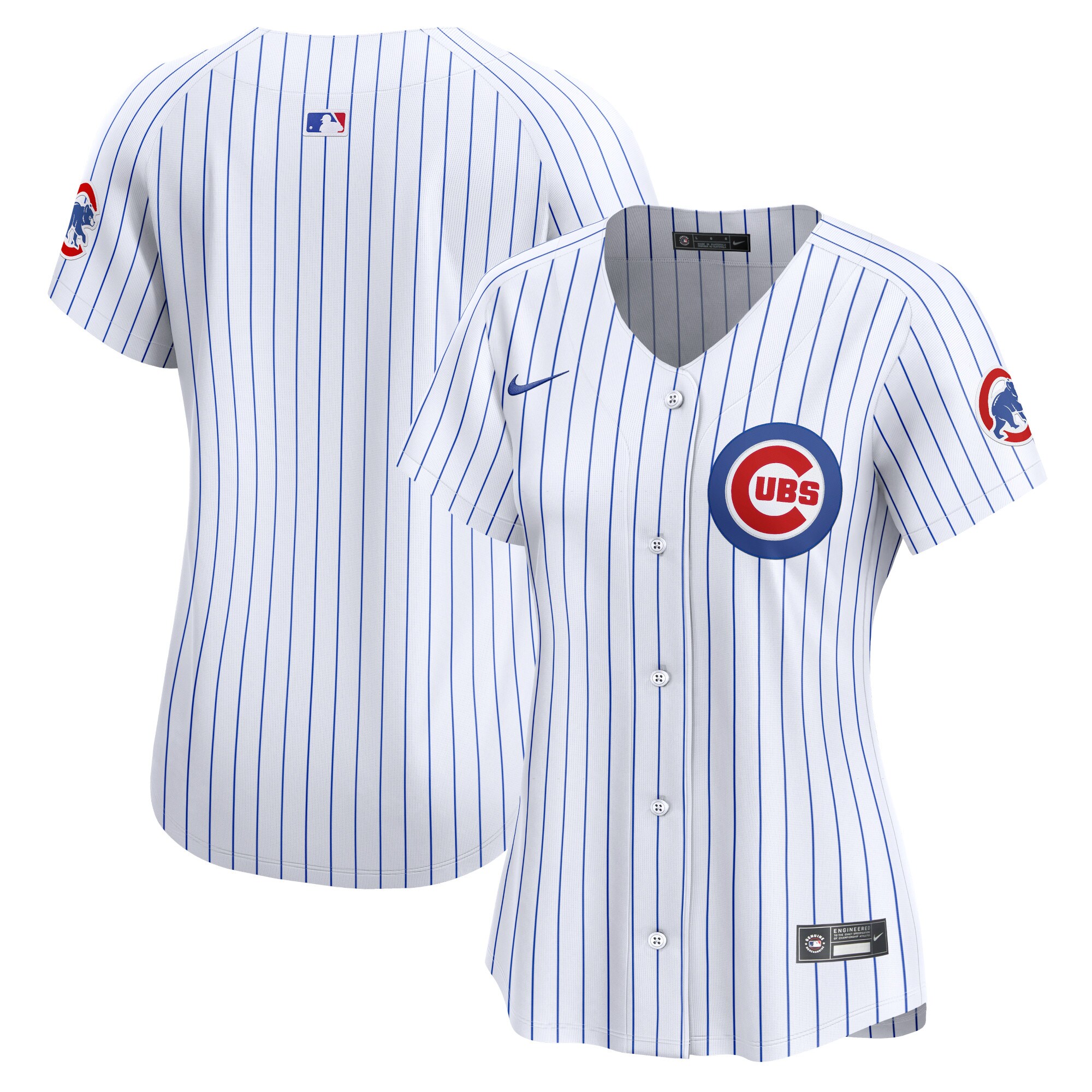 Chicago Cubs  Women's Home Limited Jersey - White