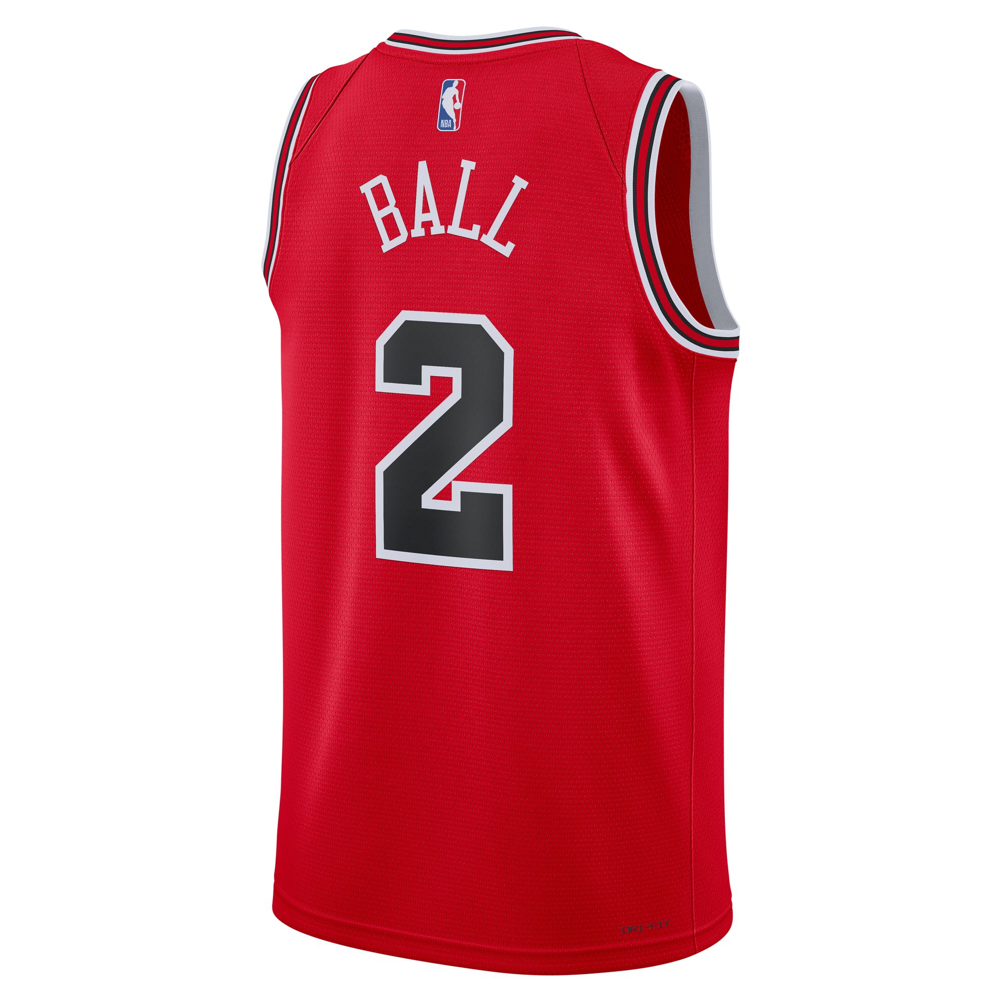 Lonzo Ball Chicago Bulls  Unisex Swingman Jersey - Icon Edition - Red