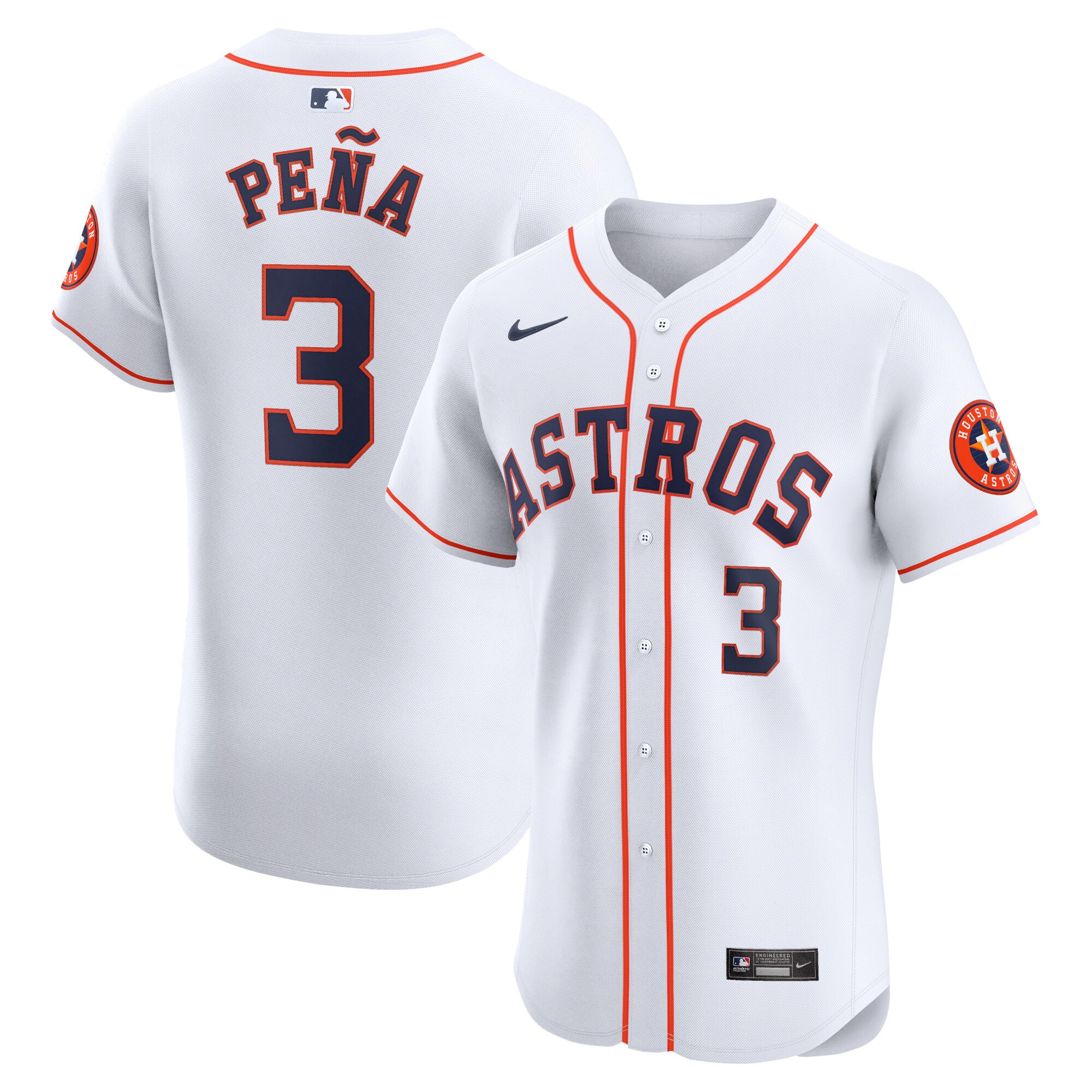 Jeremy Pe\u00c3\u00b1a Houston Astros Home Elite Player Jersey - White