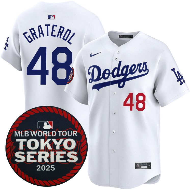 Brusdar Graterol Los Angeles Dodgers Home 2025 Tokyo Series Jersey