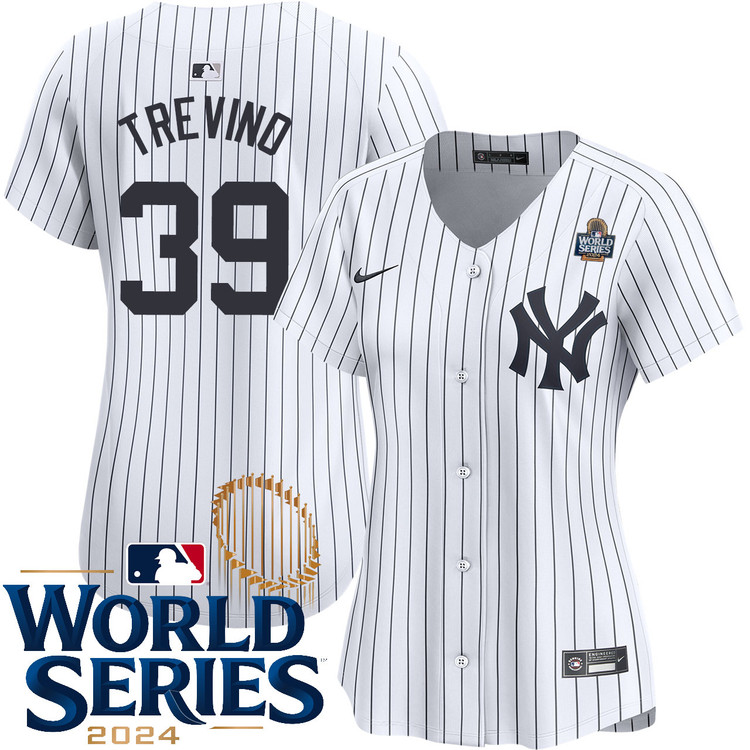 Jose Trevino New York Yankees Women's Home Limited World Series Jersey