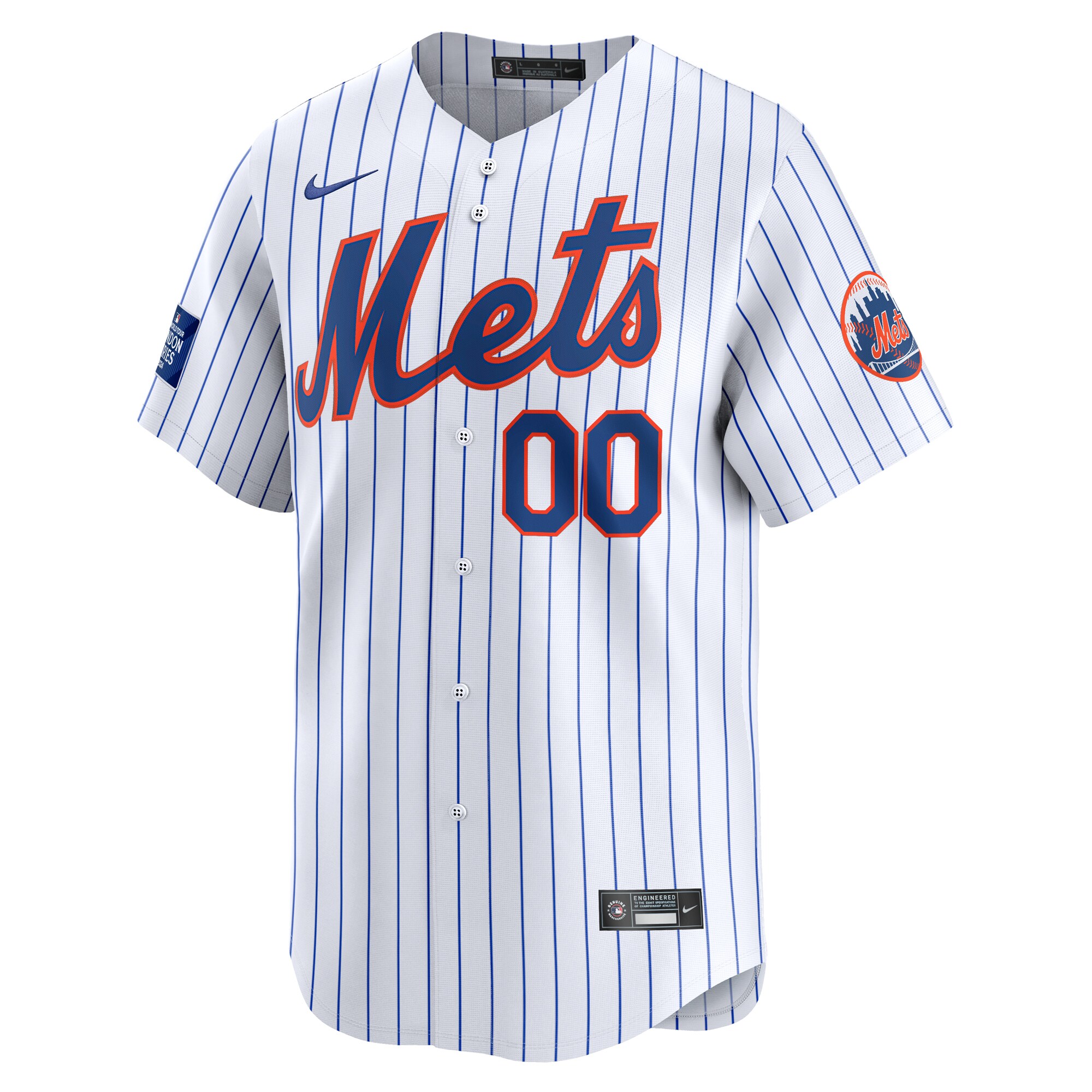 New York Mets 2024 MLB World Tour London Series Home Pick-A-Player Limited Jersey White