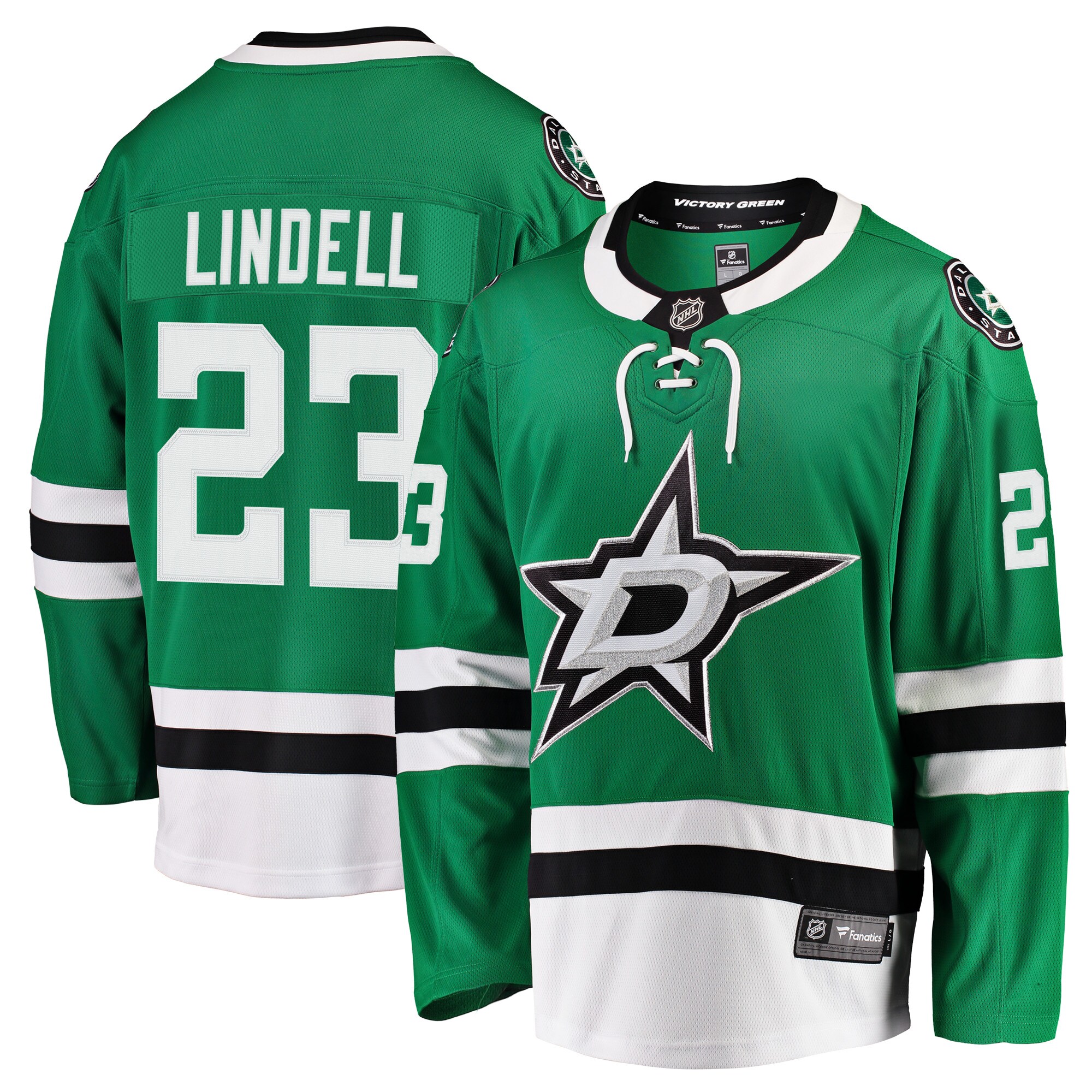 Esa Lindell Dallas Stars Fanatics Breakaway Jersey - Kelly Green