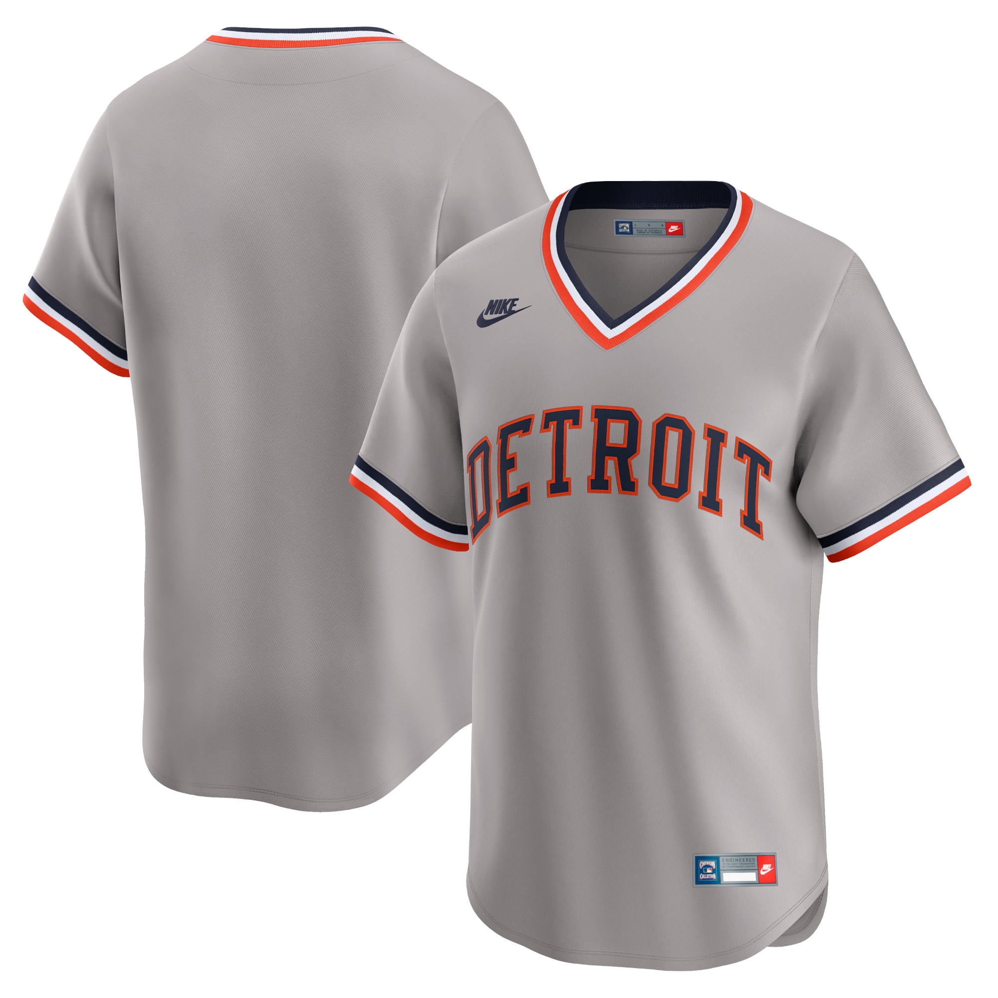 Detroit Tigers  Cooperstown Collection Limited Jersey - Gray