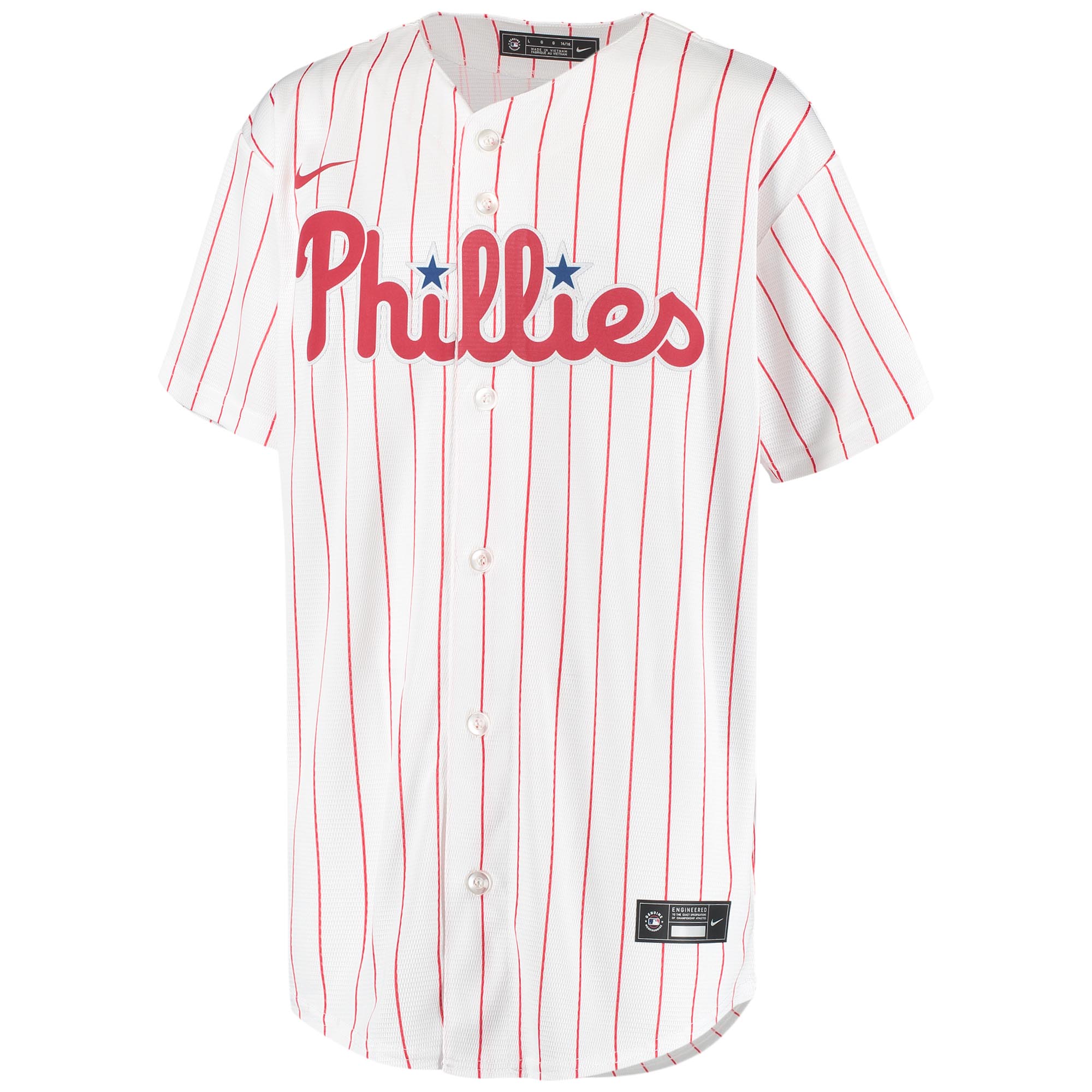 J.T. Realmuto Philadelphia Phillies Youth Alternate Replica Player Jersey - White