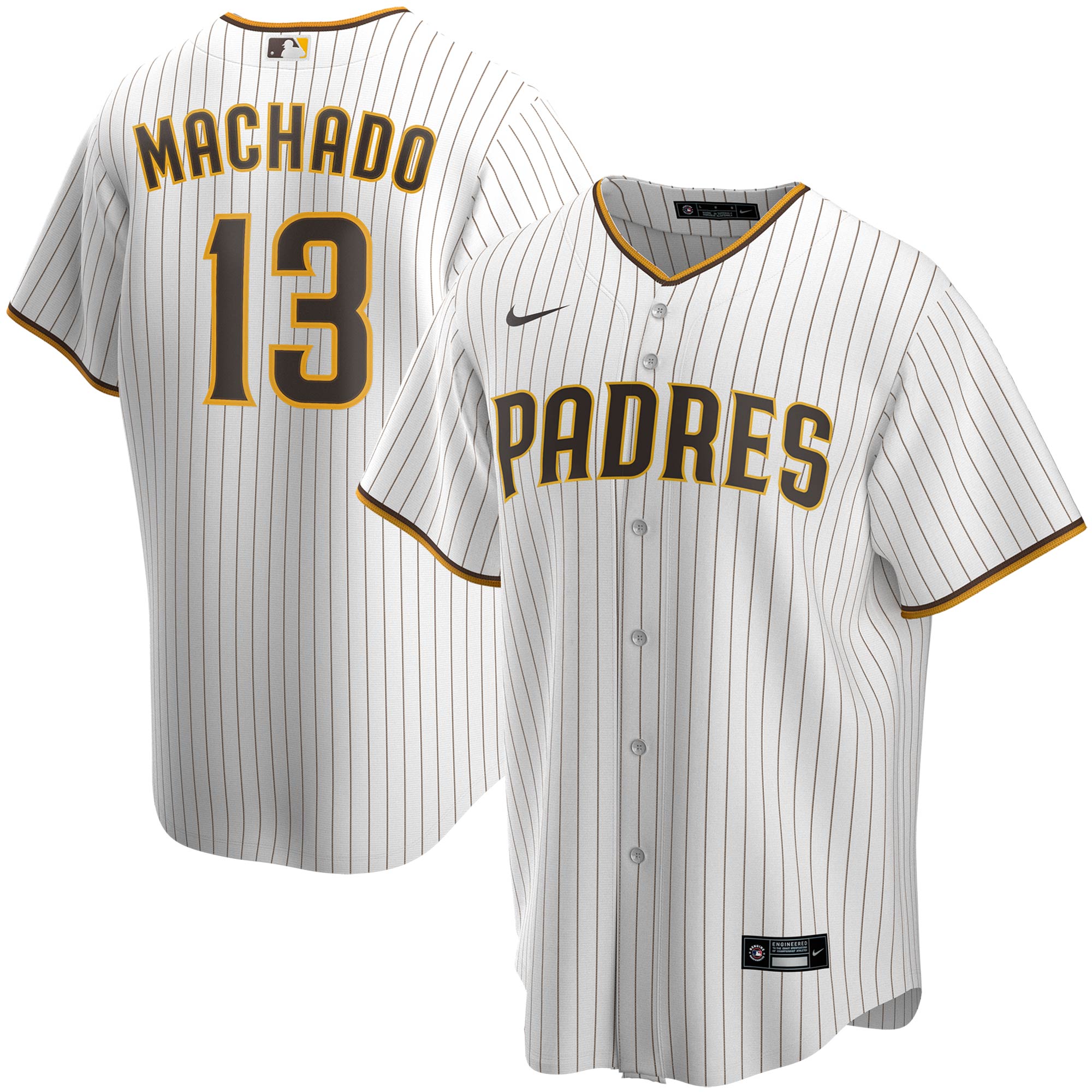 Manny Machado San Diego Padres Youth Alternate Replica Player Jersey - White