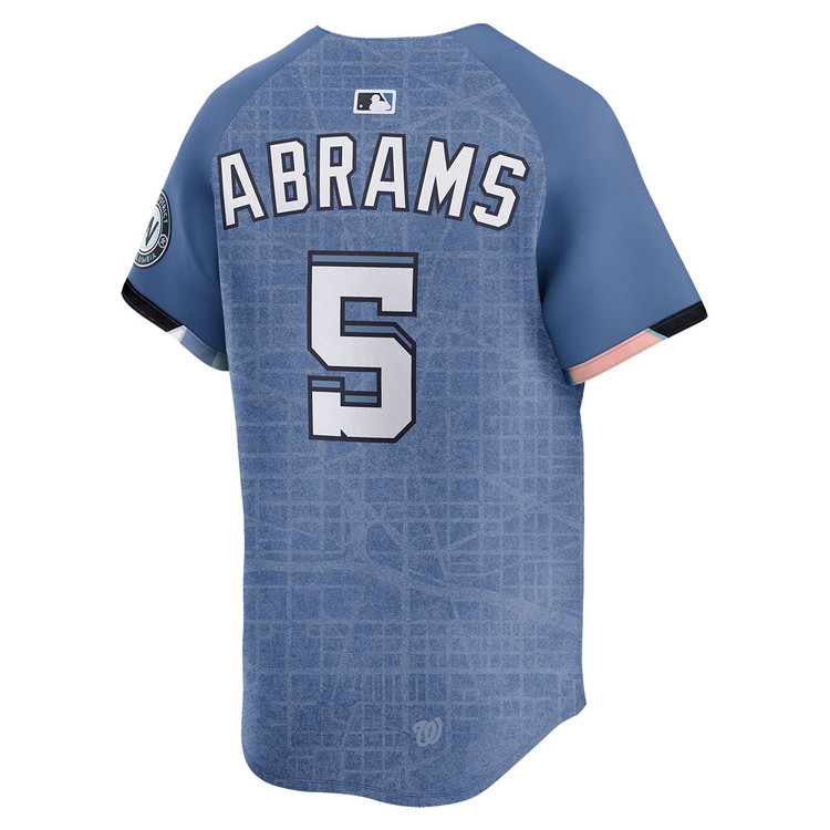 CJ Abrams Washington Nationals City Connect 2.0 Limited Jersey