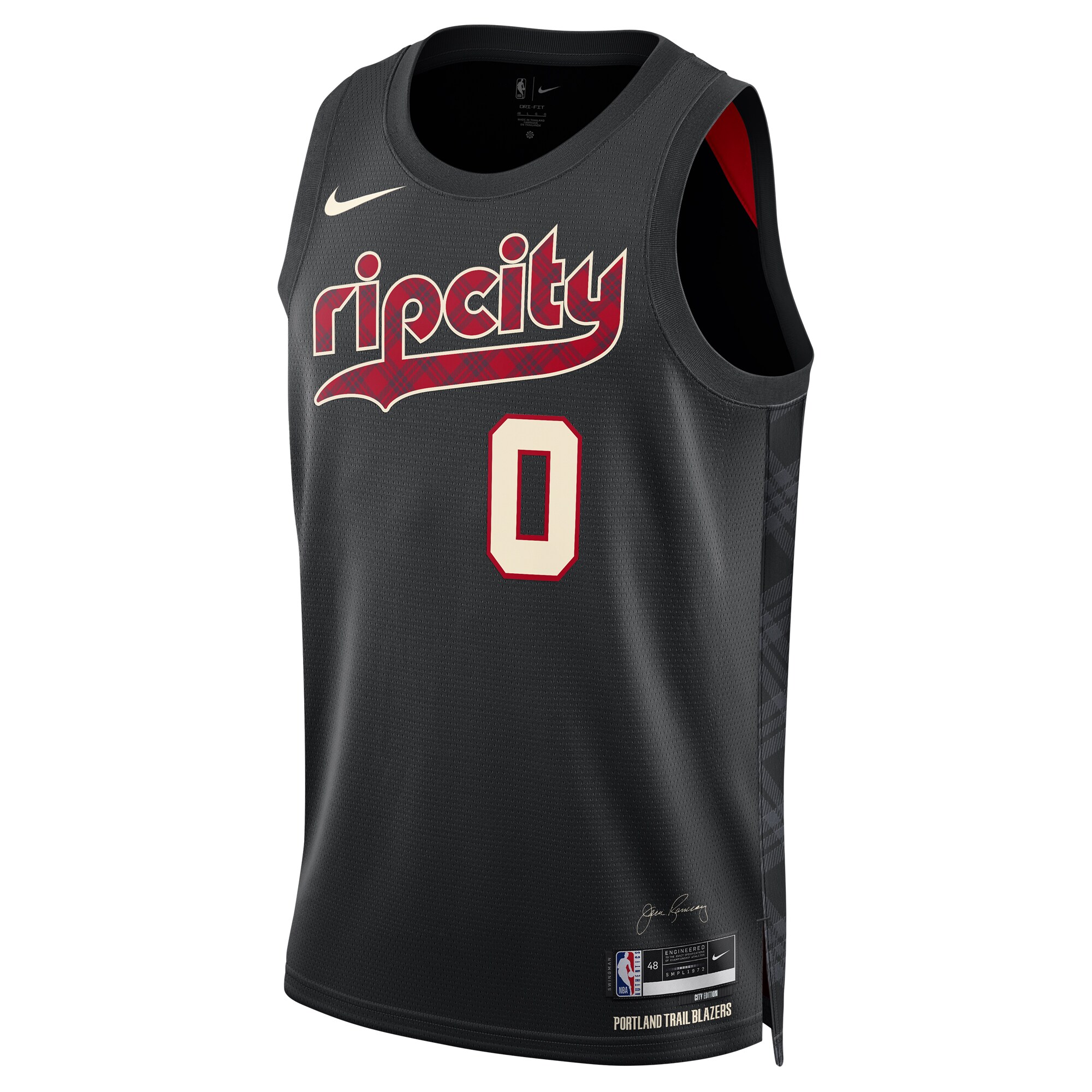 Damian Lillard Portland Trail Blazers Unisex 2023\/24 Swingman Jersey - Black - City Edition