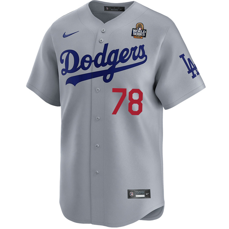 Ben Casparius Los Angeles Dodgers Alternate Road Limited World Series Jersey