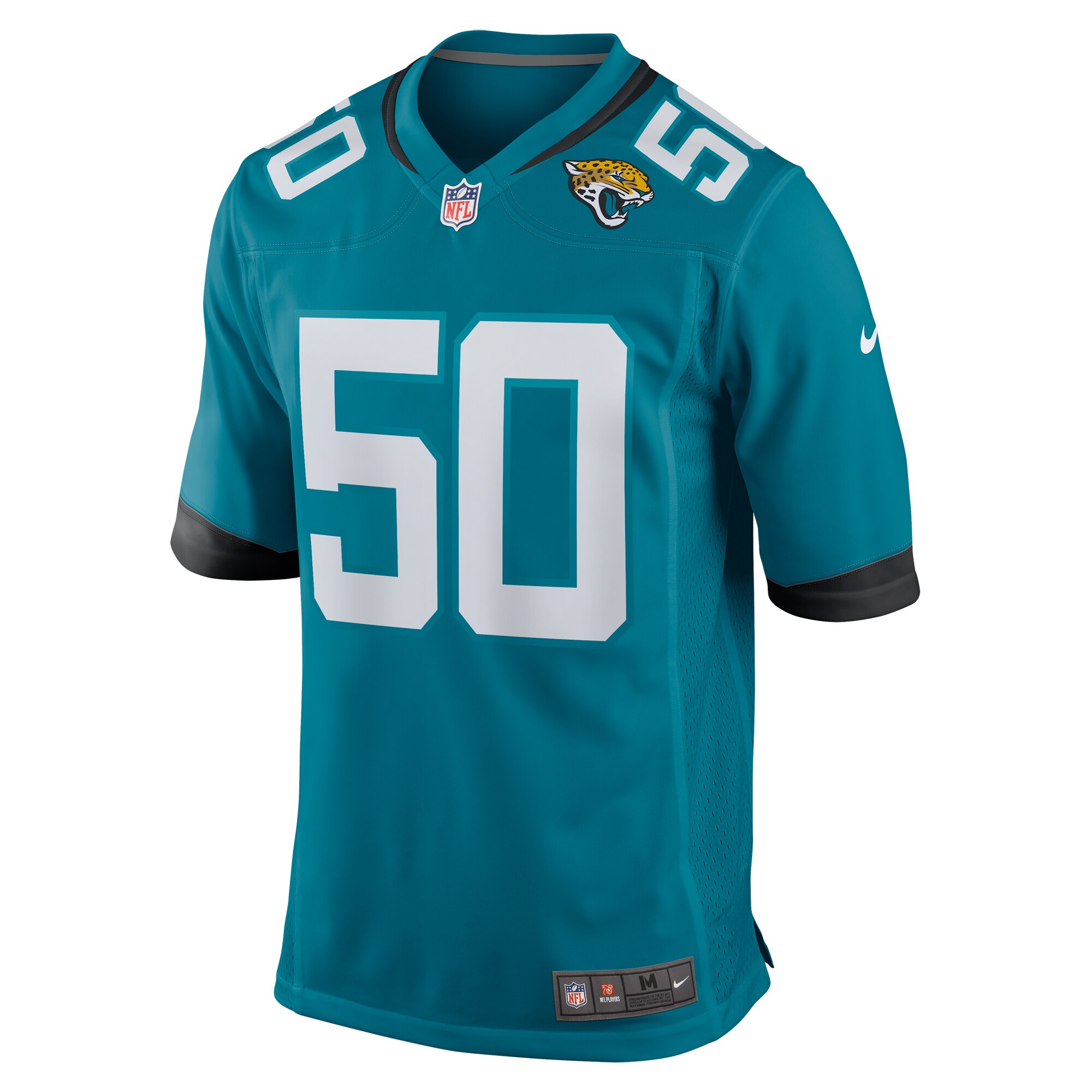 Trevis Gipson Jacksonville Jaguars  Team Game Jersey -  Teal