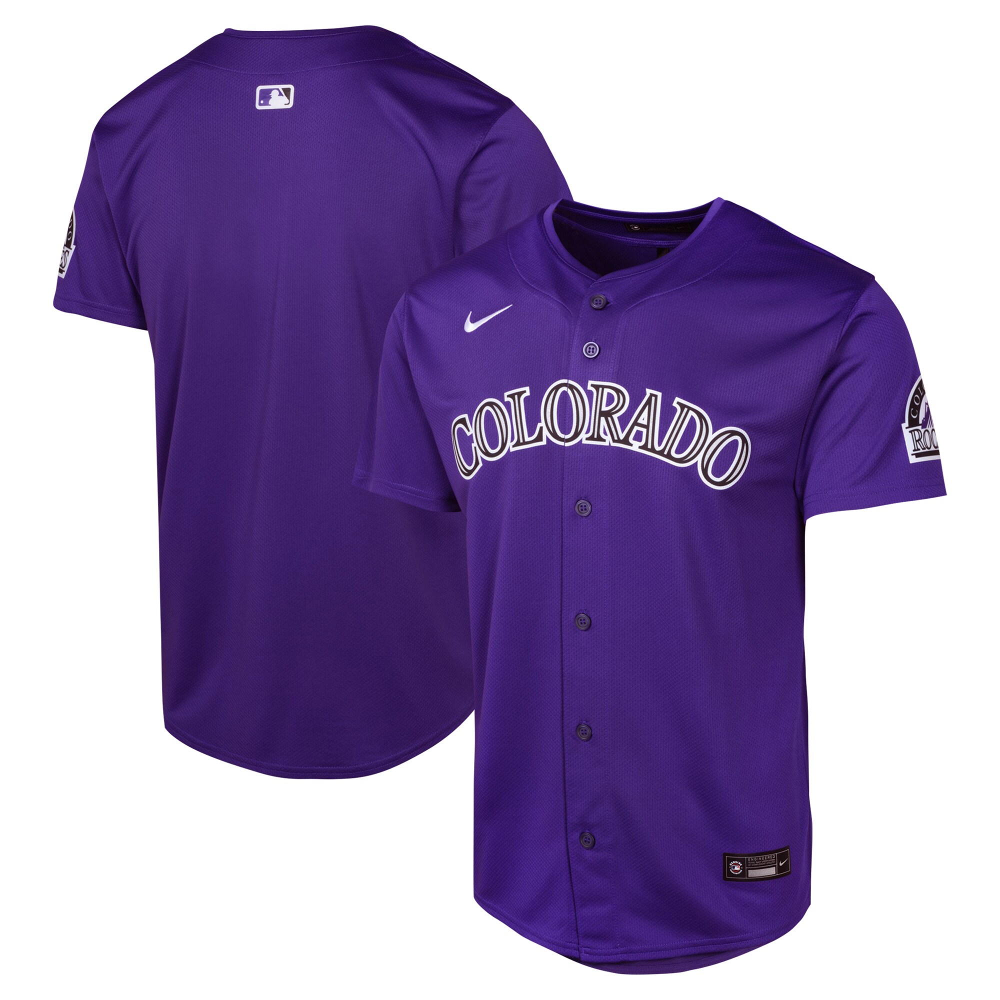 Colorado Rockies  Youth Alternate Limited Jersey - Purple