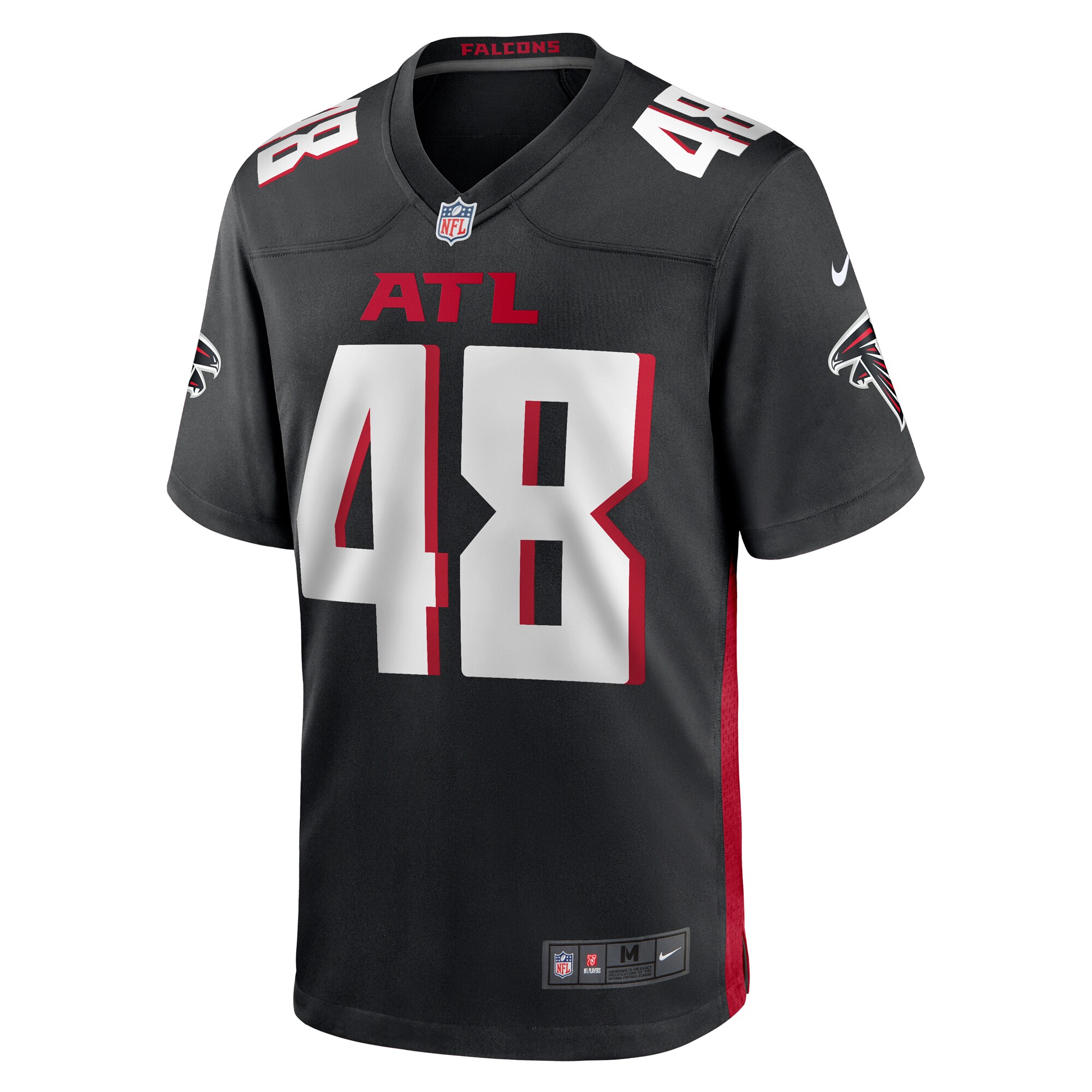 Bud Dupree Atlanta Falcons  Game Player Jersey - Black