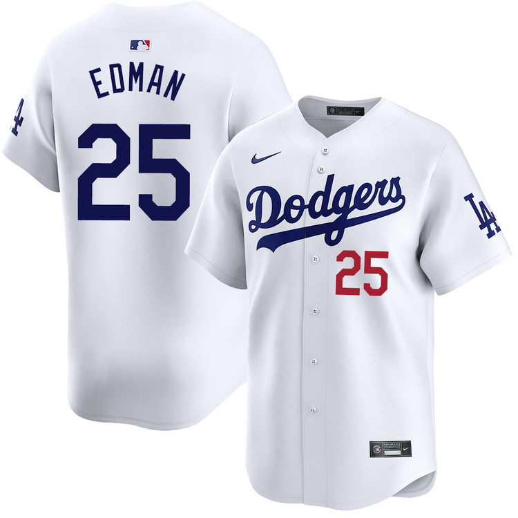 Tommy Edman Los Angeles Dodgers Home Limited Jersey