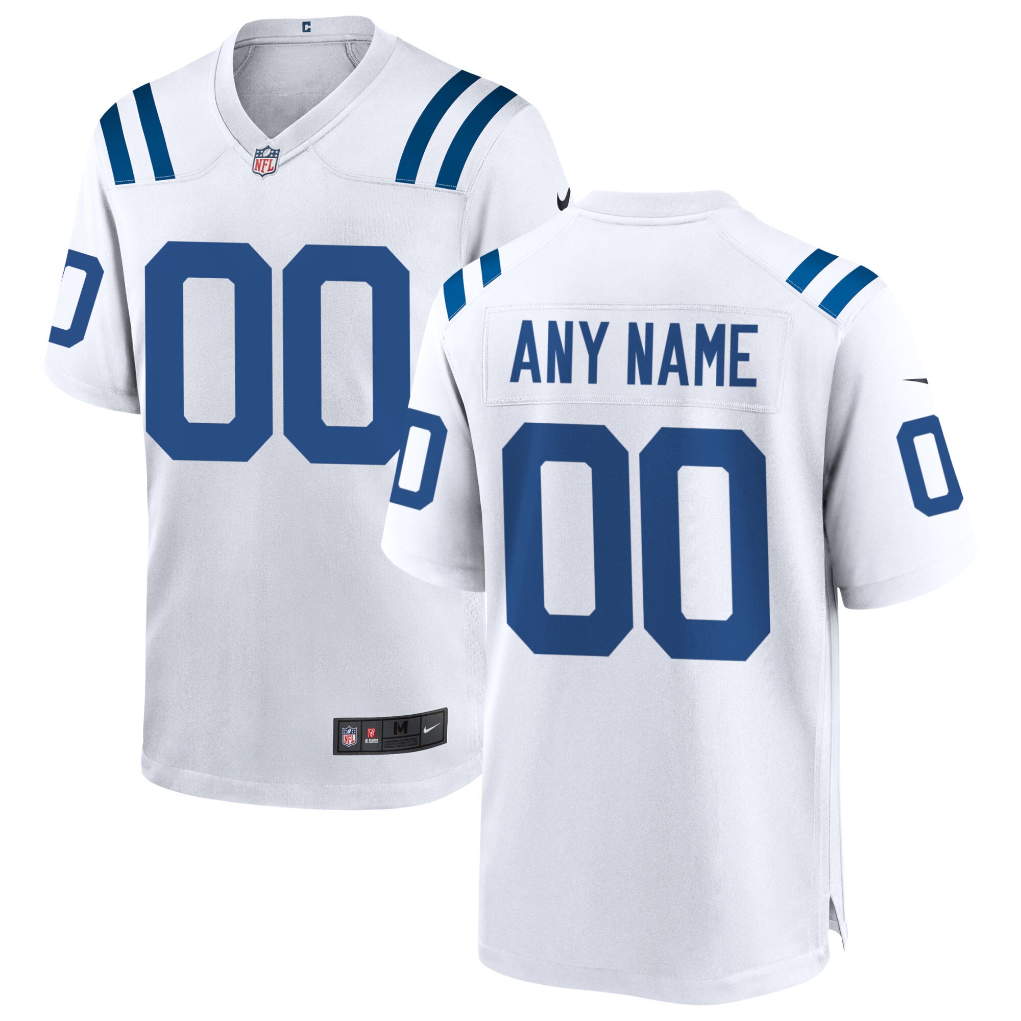 Indianapolis Colts  Custom Game Jersey - White