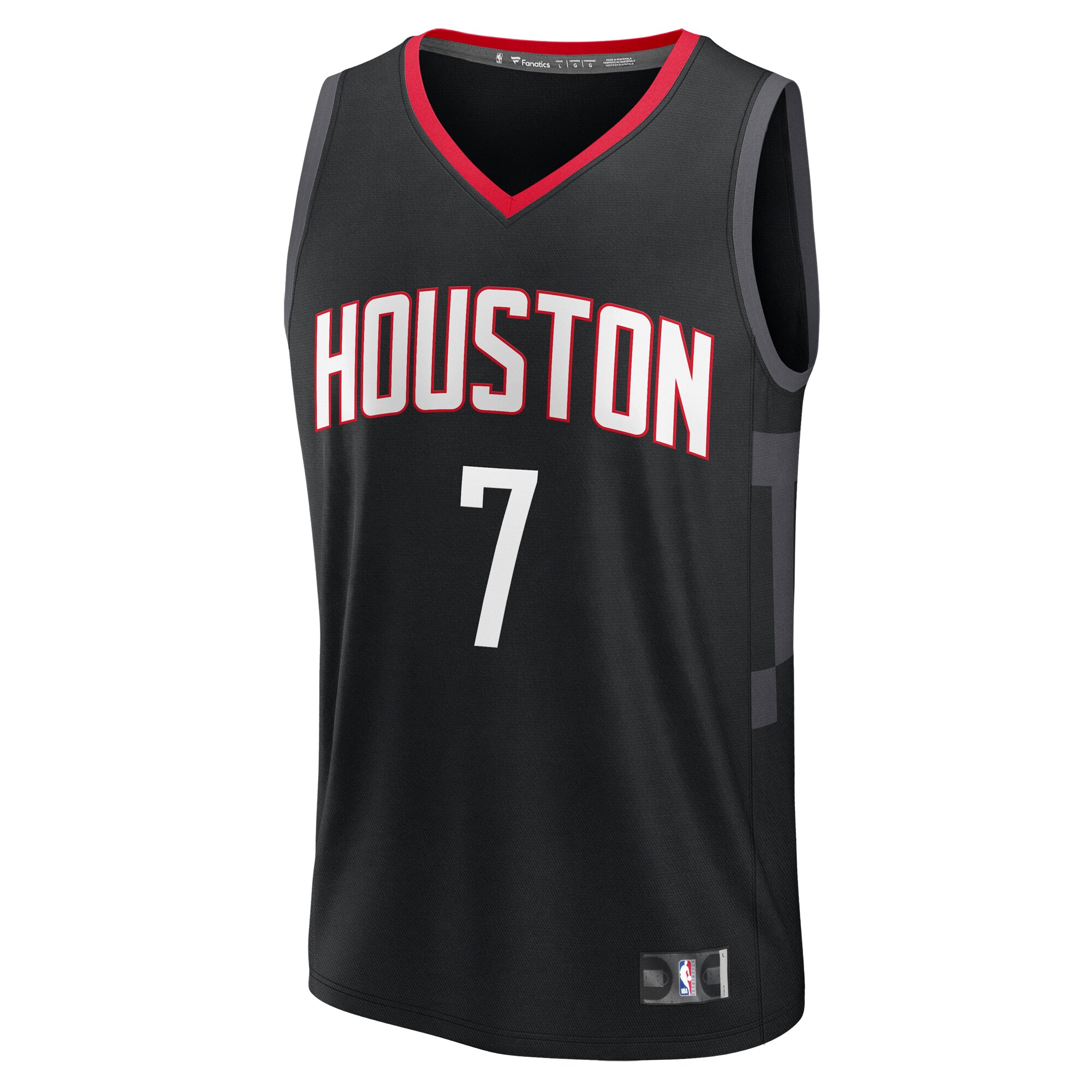 Cam Whitmore Houston Rockets Fanatics Youth Fast Break Replica Player Jersey - Statement Edition - Black