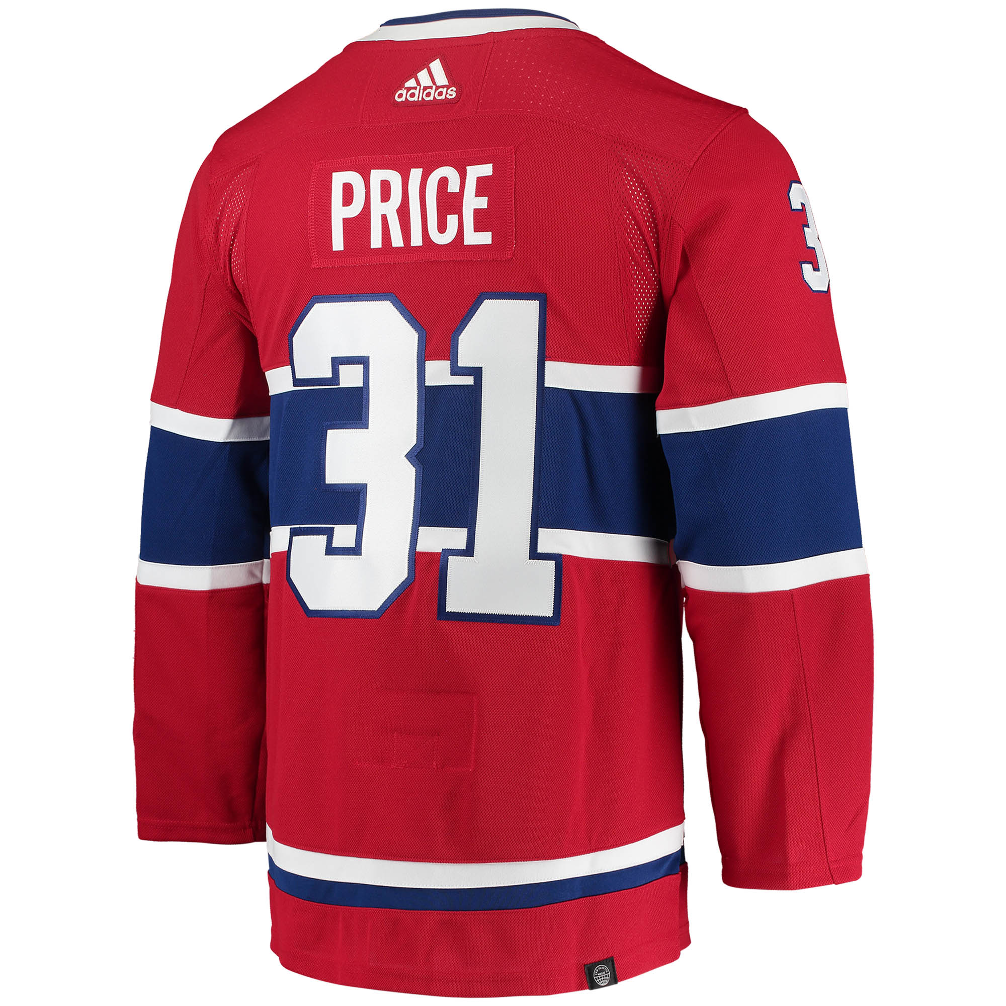 Carey Price Montreal Canadiens adidas Home Primegreen Authentic Player Jersey - Red
