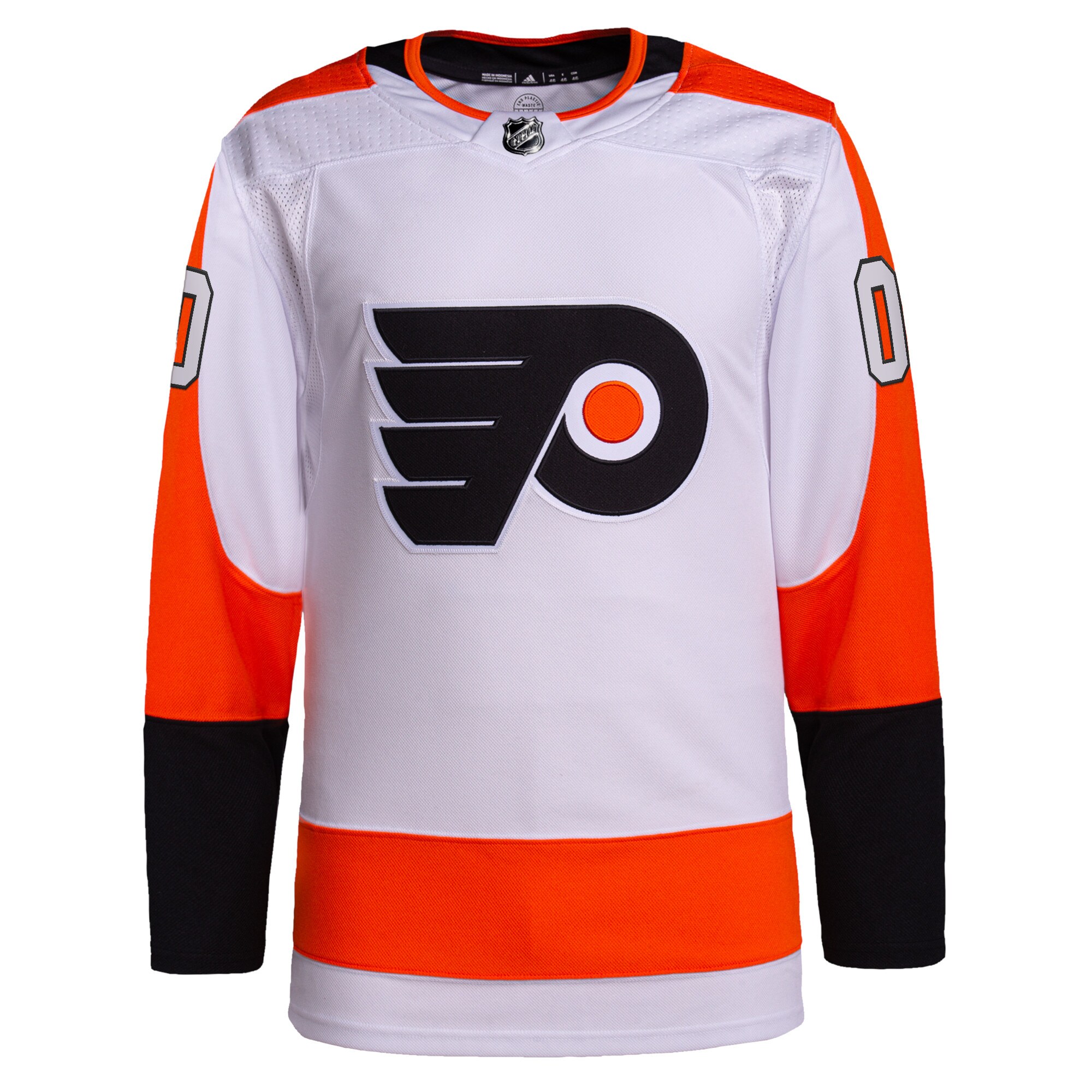 Philadelphia Flyers adidas Away Primegreen Authentic Custom Jersey - White