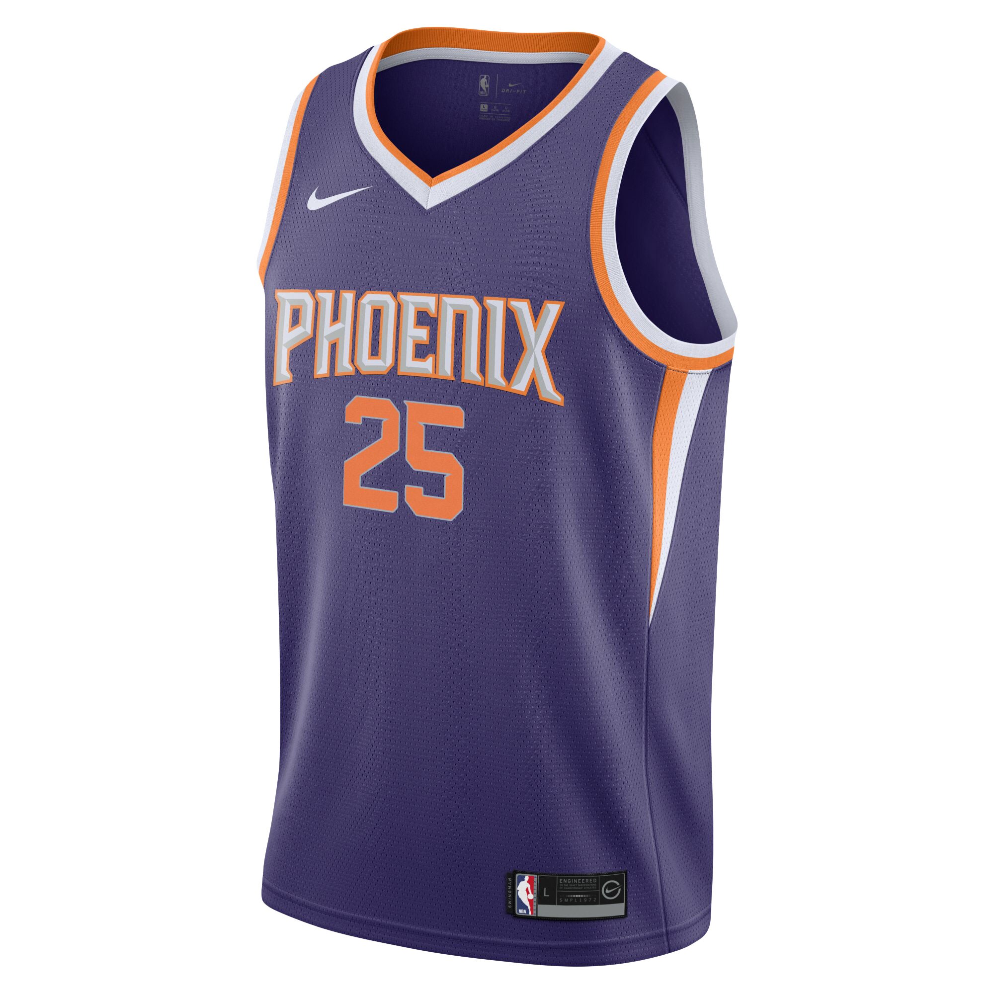 Mikal Bridges Phoenix Suns Youth Swingman Jersey - Icon Edition - Purple