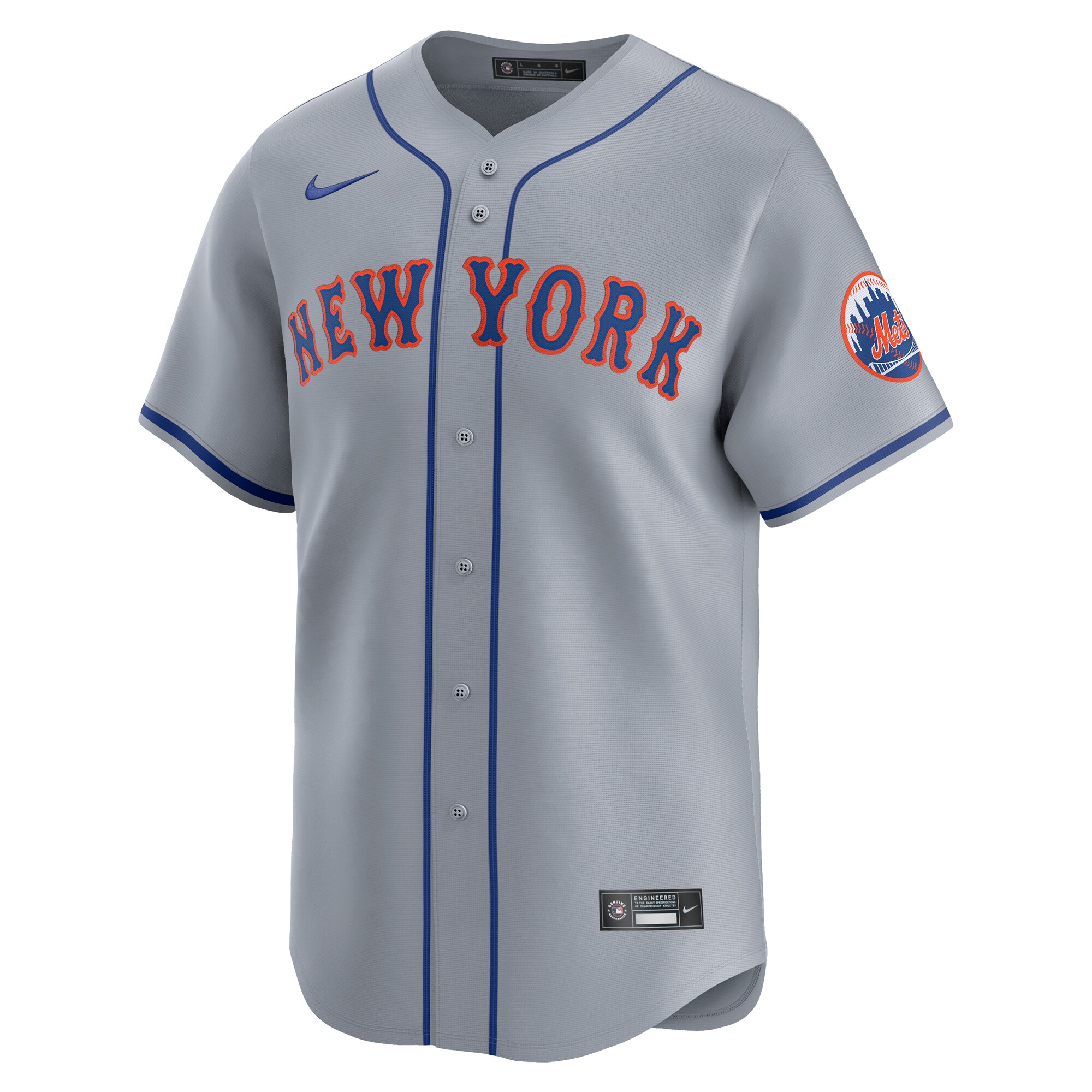 New York Mets  Away Limited Jersey - Gray