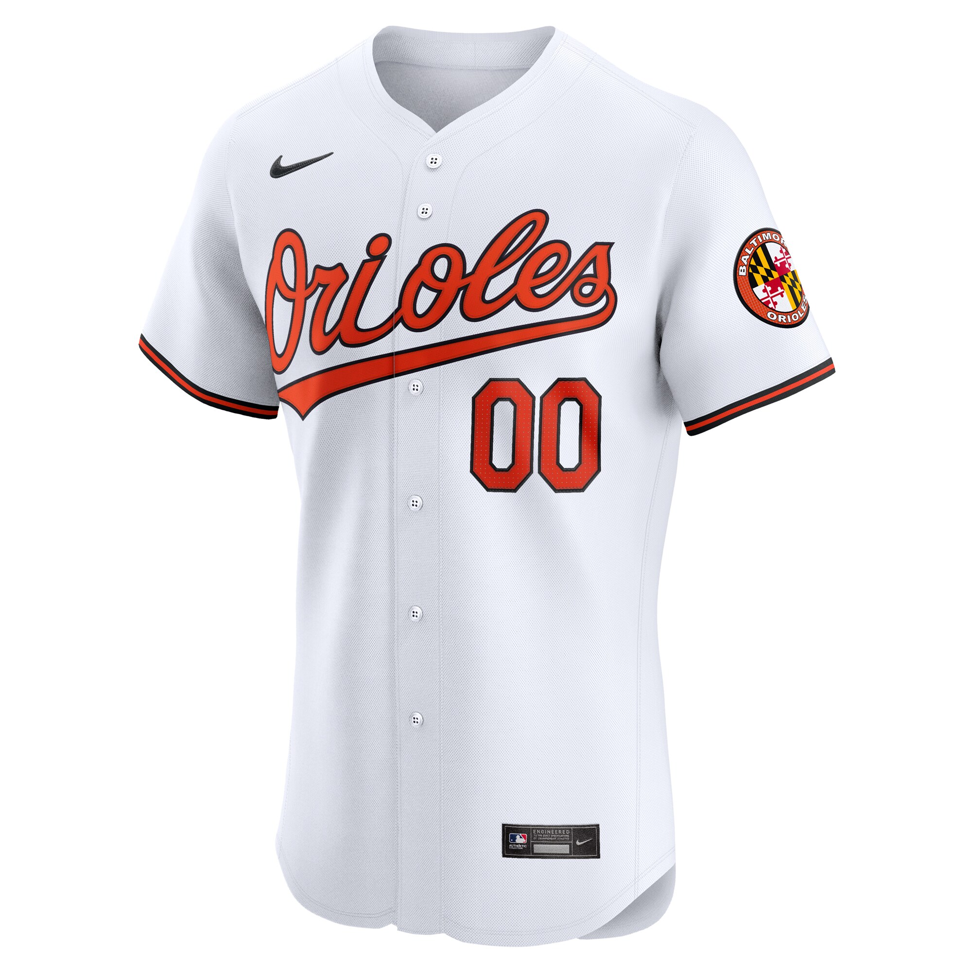 Baltimore Orioles Home Elite Pick-A-Player Retired Roster Jersey - White