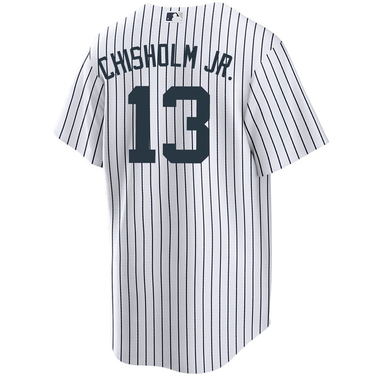 Jazz Chisholm Jr. New York Yankees Youth Home World Series Jersey