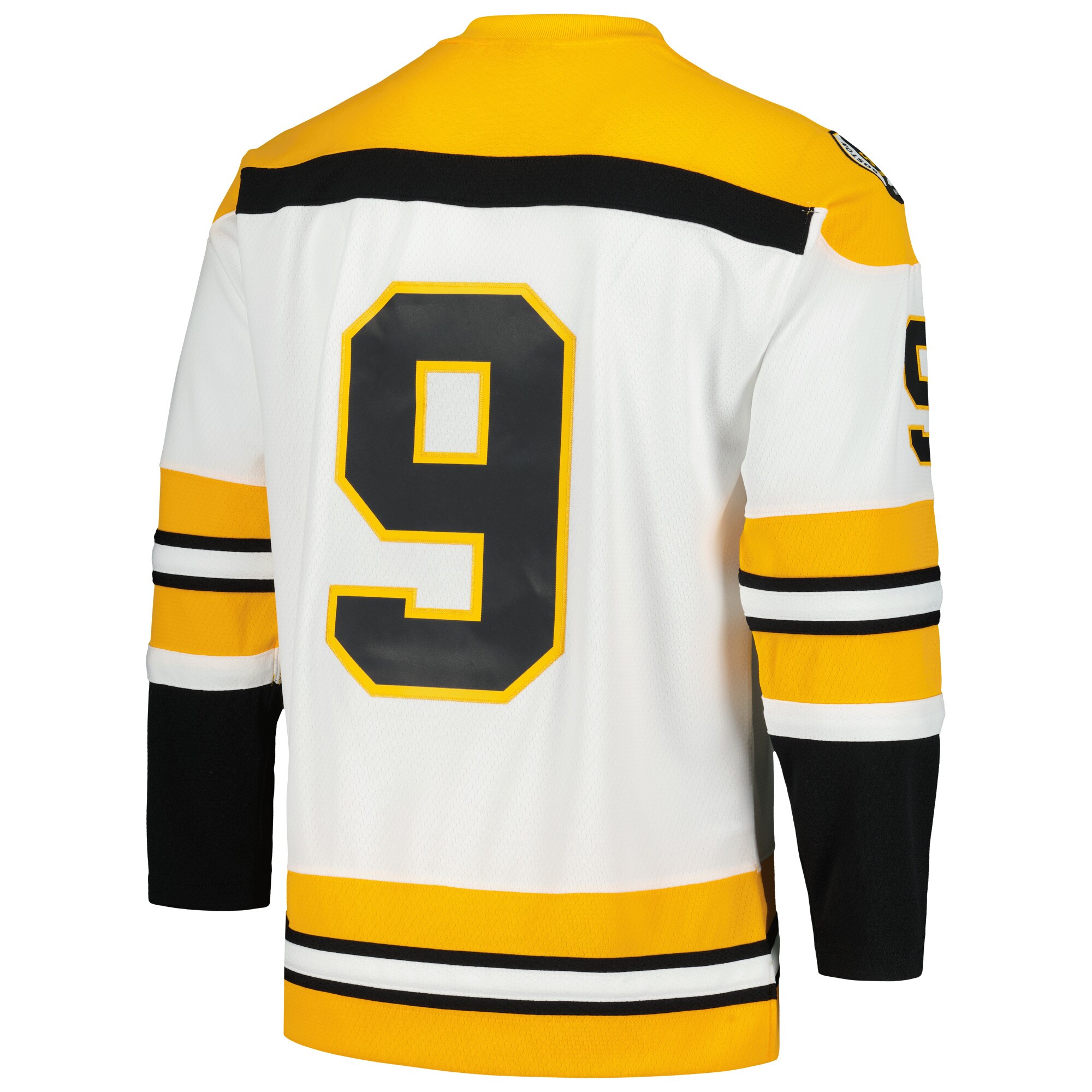 Johnny Bucyk Boston Bruins Mitchell & Ness  1973\/74 Blue Line Player Jersey - White