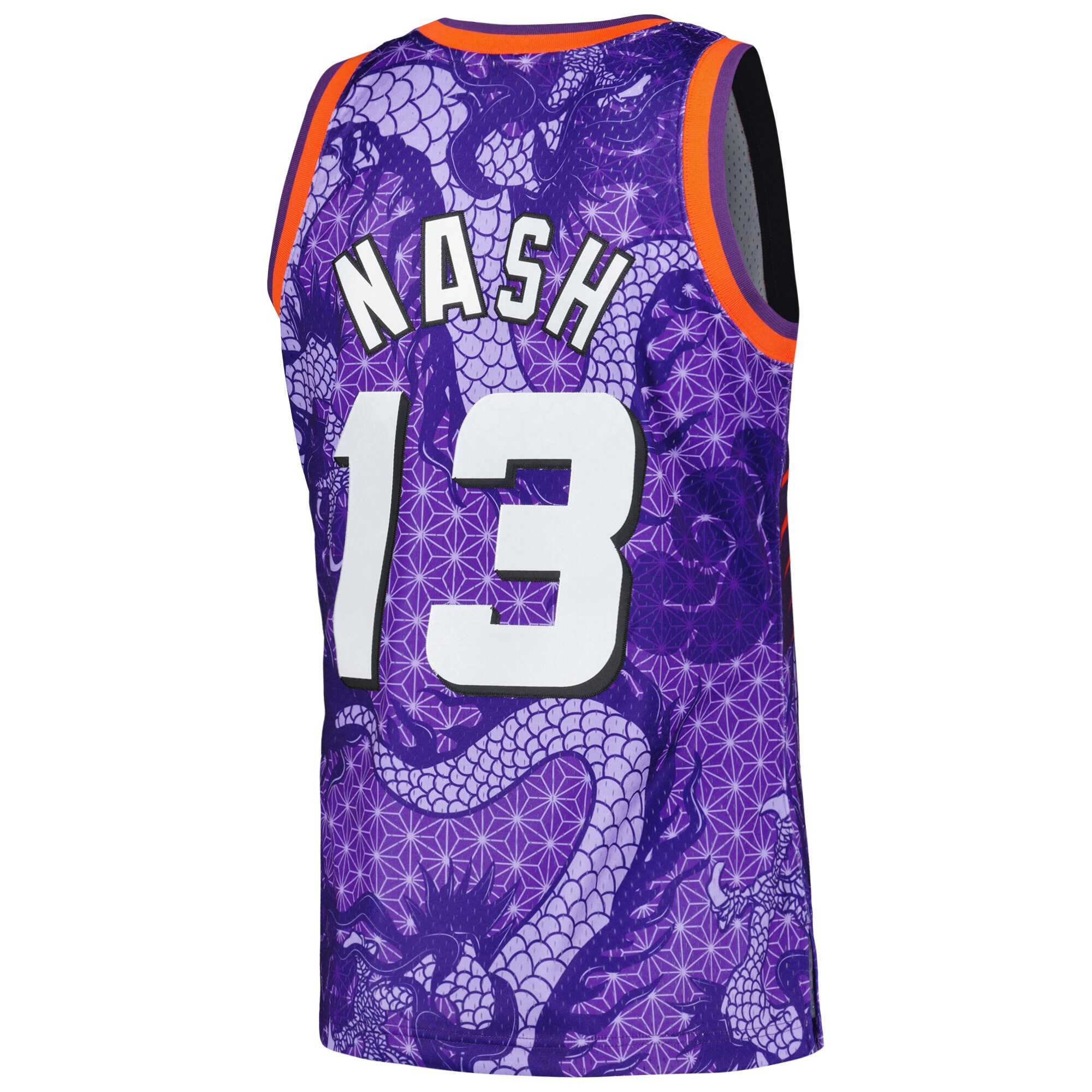 Steve Nash Phoenix Suns Mitchell & Ness 1996\/97 Hardwood Classics Asian Heritage 6.0 Swingman Throwback Player Jersey - Purple