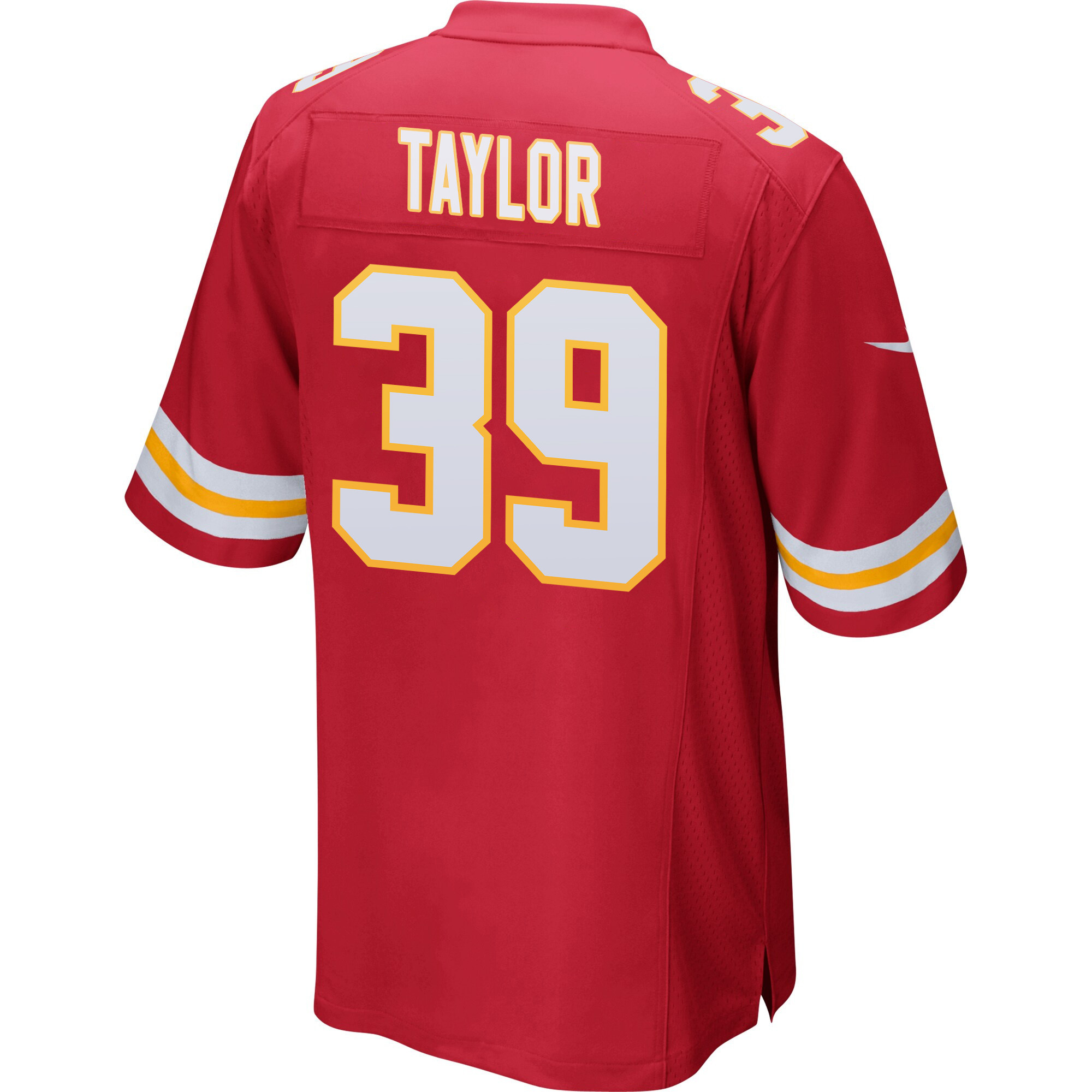 Keith Taylor 39 Kansas City Chiefs Super Bowl LVIII Patch Game Men Jersey - Red