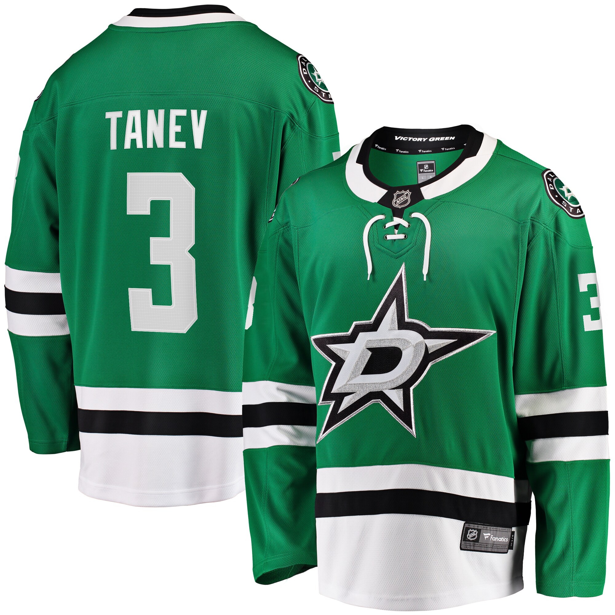 Chris Tanev Dallas Stars Fanatics Premier Breakaway Player Jersey - Kelly Green