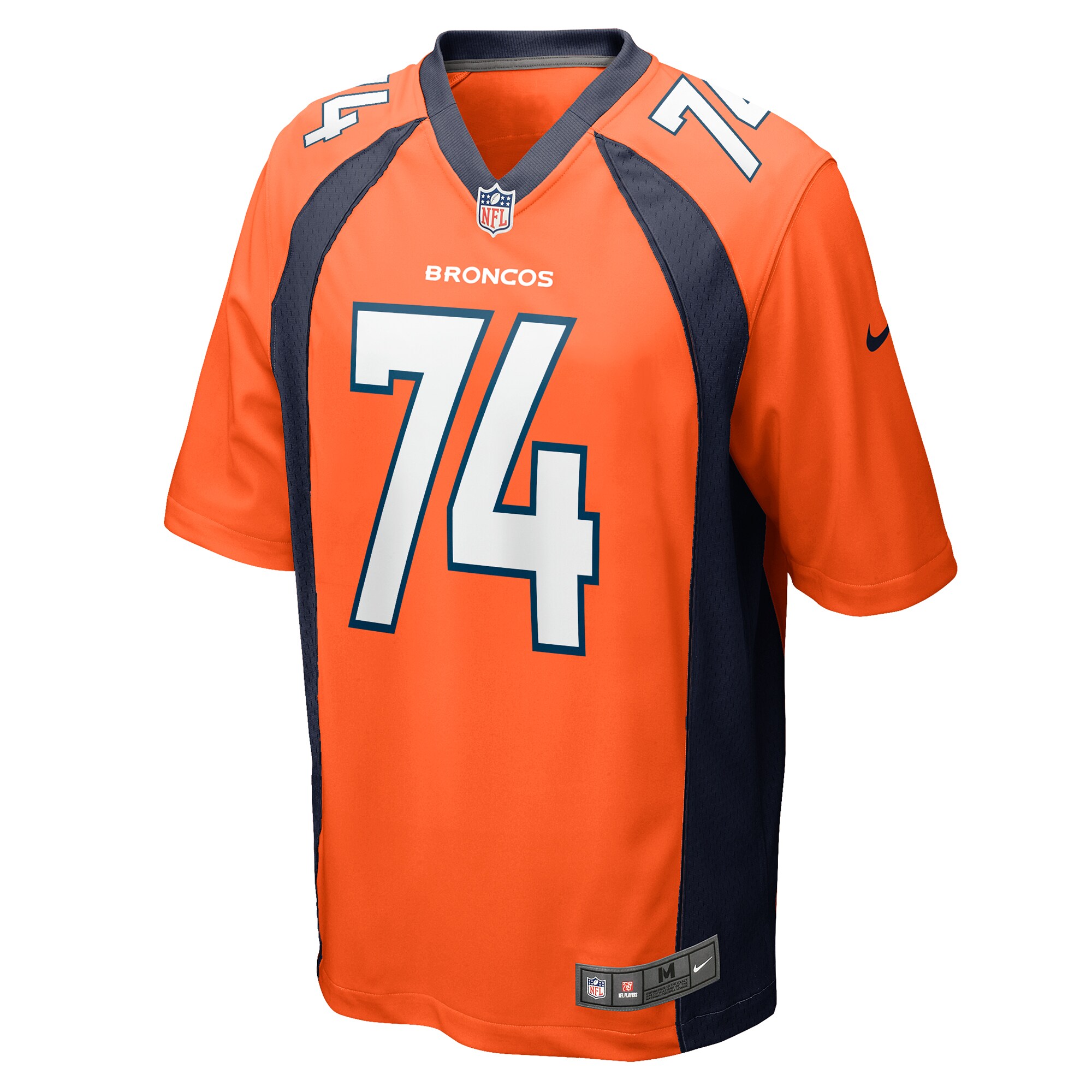 Ben Powers Denver Broncos  Game Player Jersey - Orange