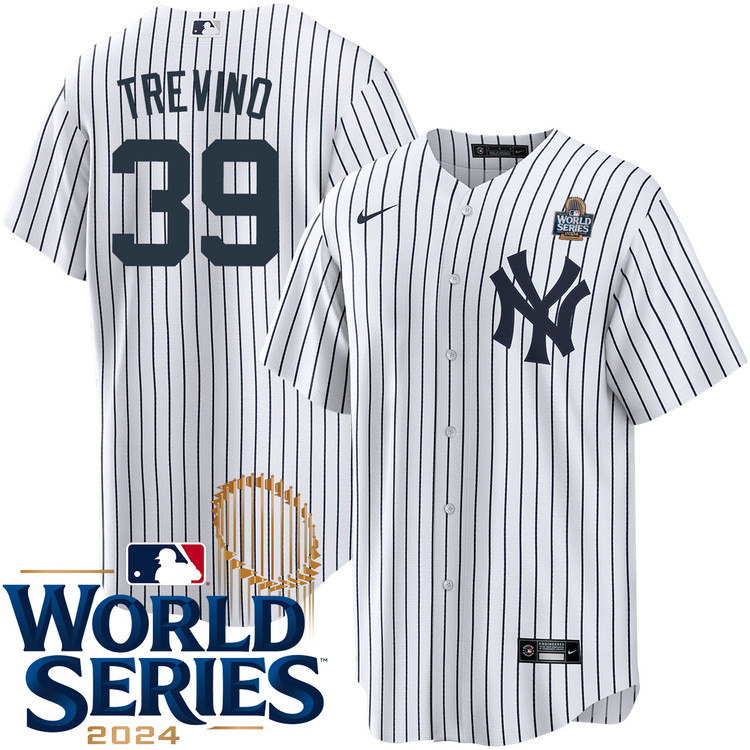 Jose Trevino New York Yankees Home World Series Jersey