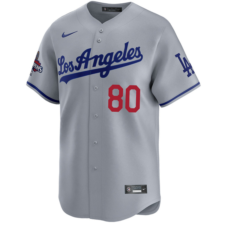 Emmet Sheehan Los Angeles Dodgers Road Limited World Series Champions Jersey