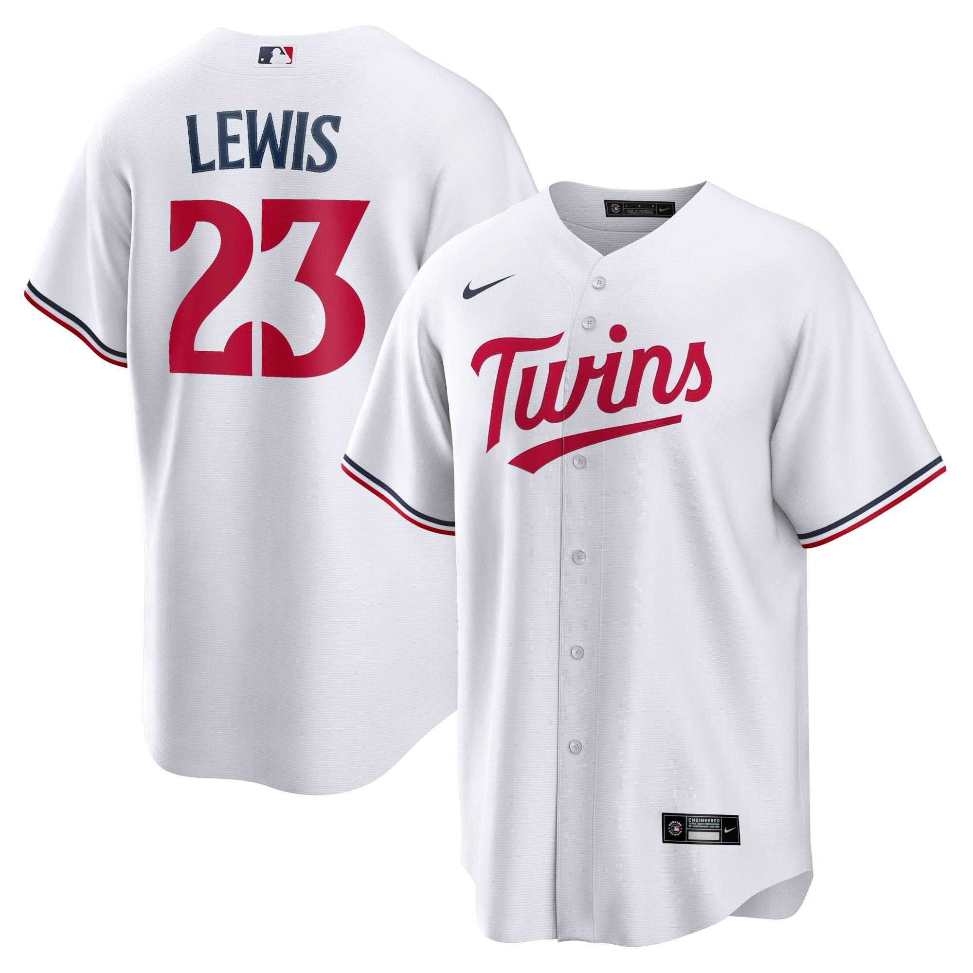 Royce Lewis Minnesota Twins  Replica Player Jersey - White