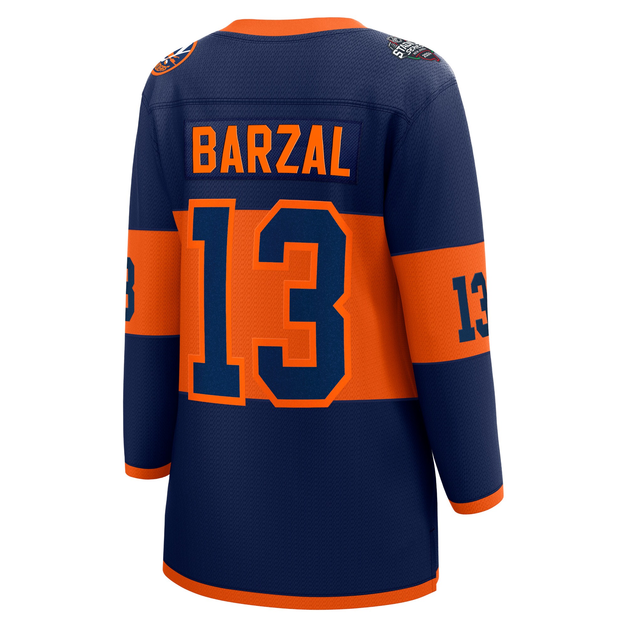 Mathew Barzal New York Islanders Fanatics Women's 2024 NHL Stadium Series Breakaway Player Jersey Navy
