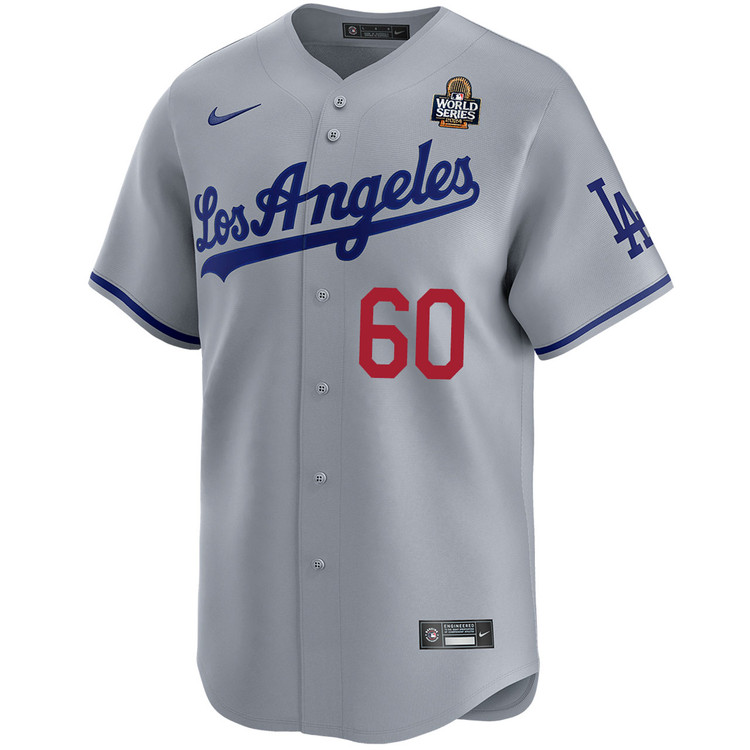 Edgardo Henriquez Los Angeles Dodgers Road Limited World Series Jersey