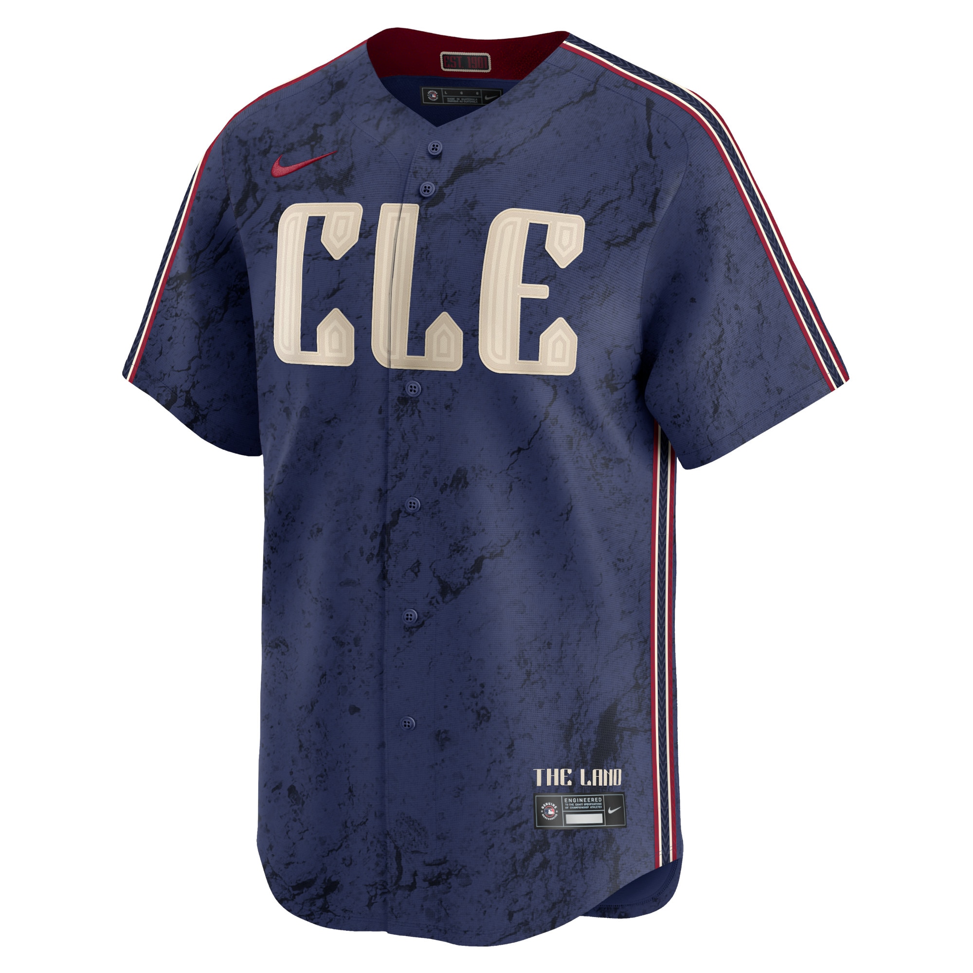 Shane Bieber Cleveland Guardians 2024 City Connect Limited Jersey - Navy