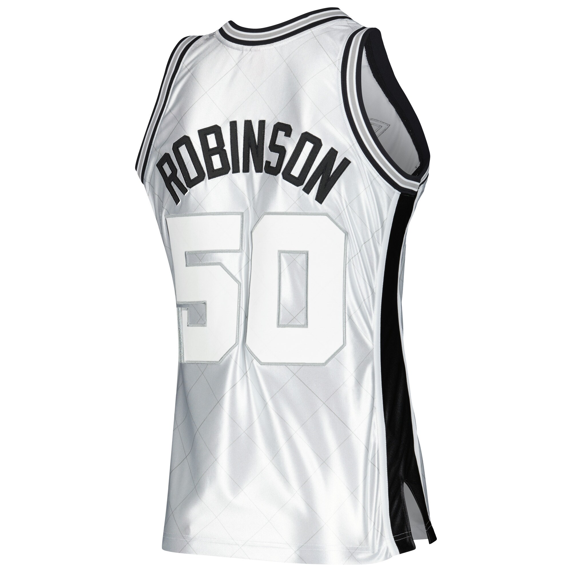 David Robinson San Antonio Spurs Mitchell & Ness 1998\/99 Hardwood Classics 75th Anniversary Swingman Jersey - Platinum