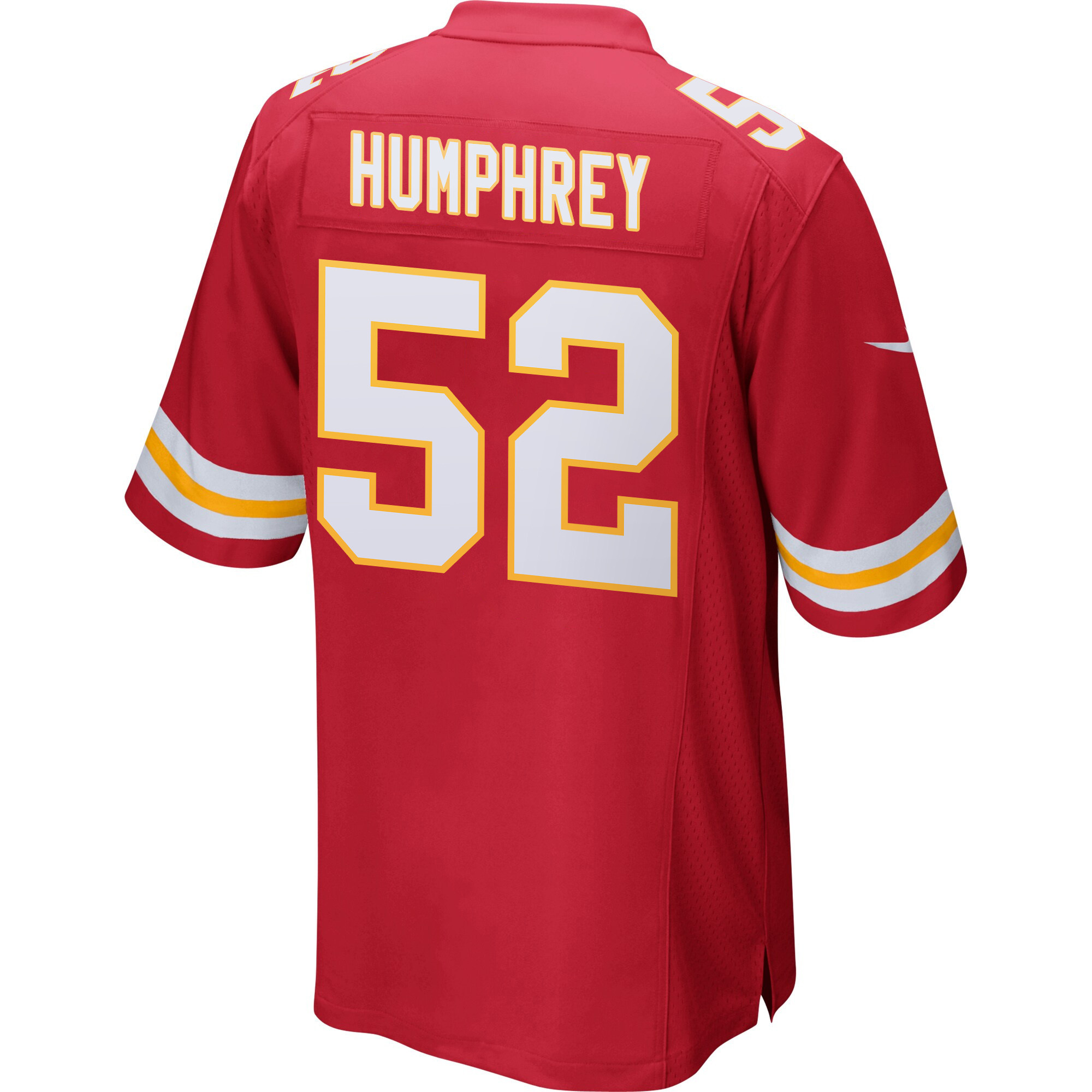 Creed Humphrey 52 Kansas City Chiefs Super Bowl LIX New Orleans Patch Game Men Jersey - Red