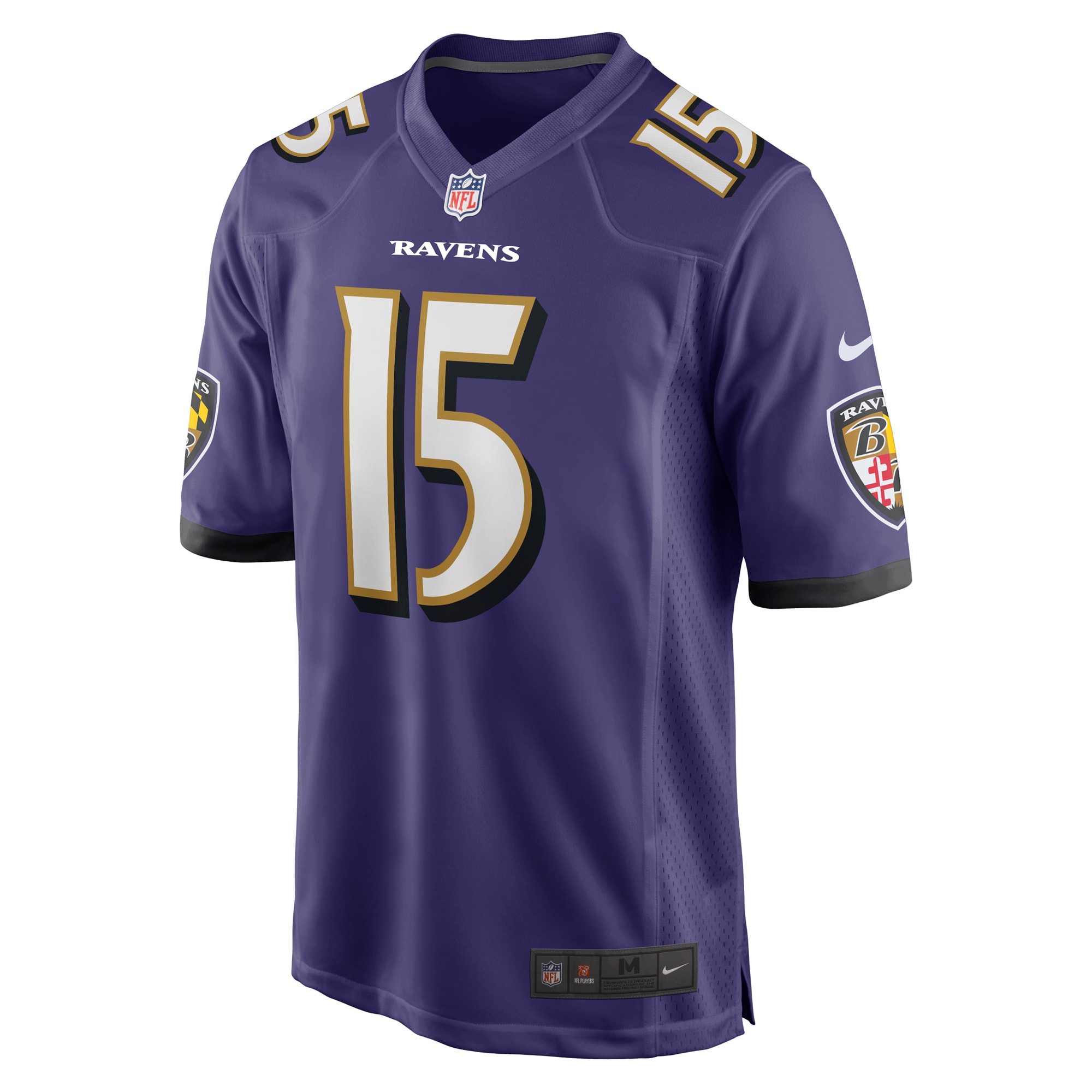 Nelson Agholor Baltimore Ravens  Game Jersey - Purple