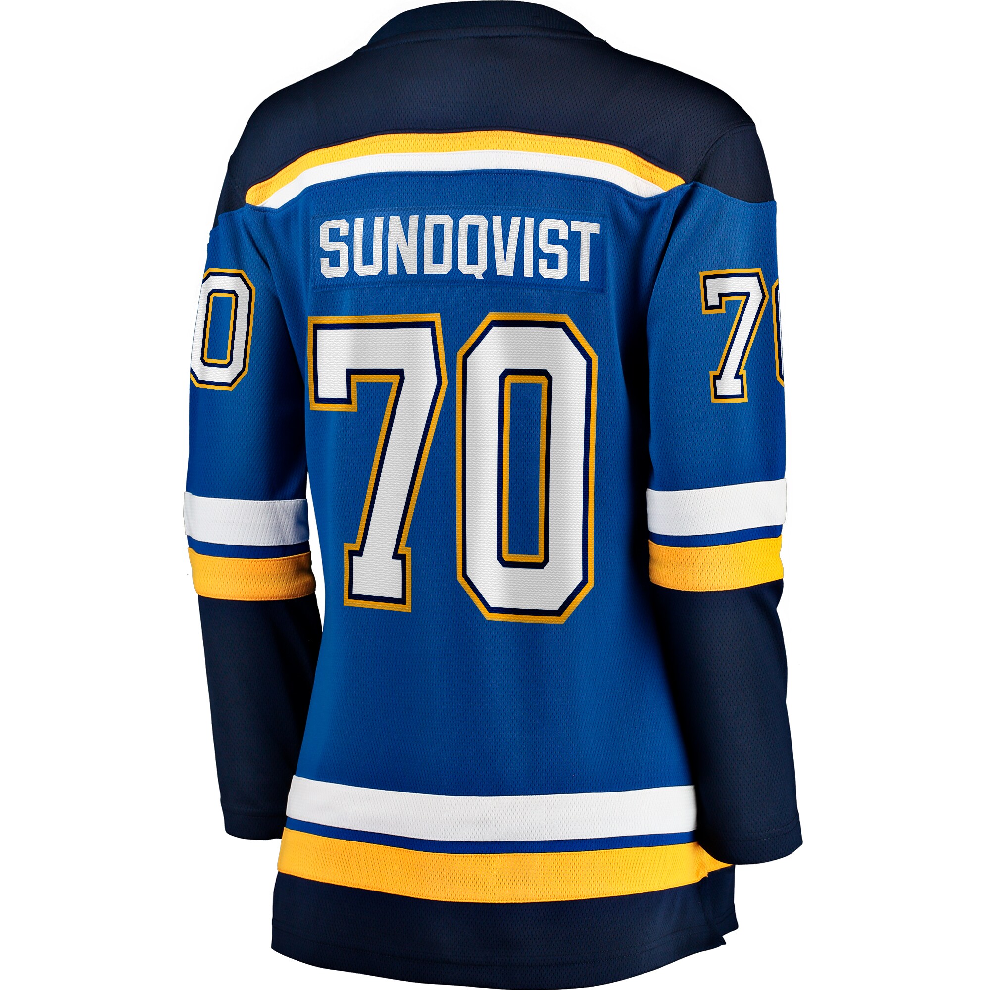 Oskar Sundqvist St. Louis Blues Fanatics Women's Home Breakaway Player Jersey - Blue